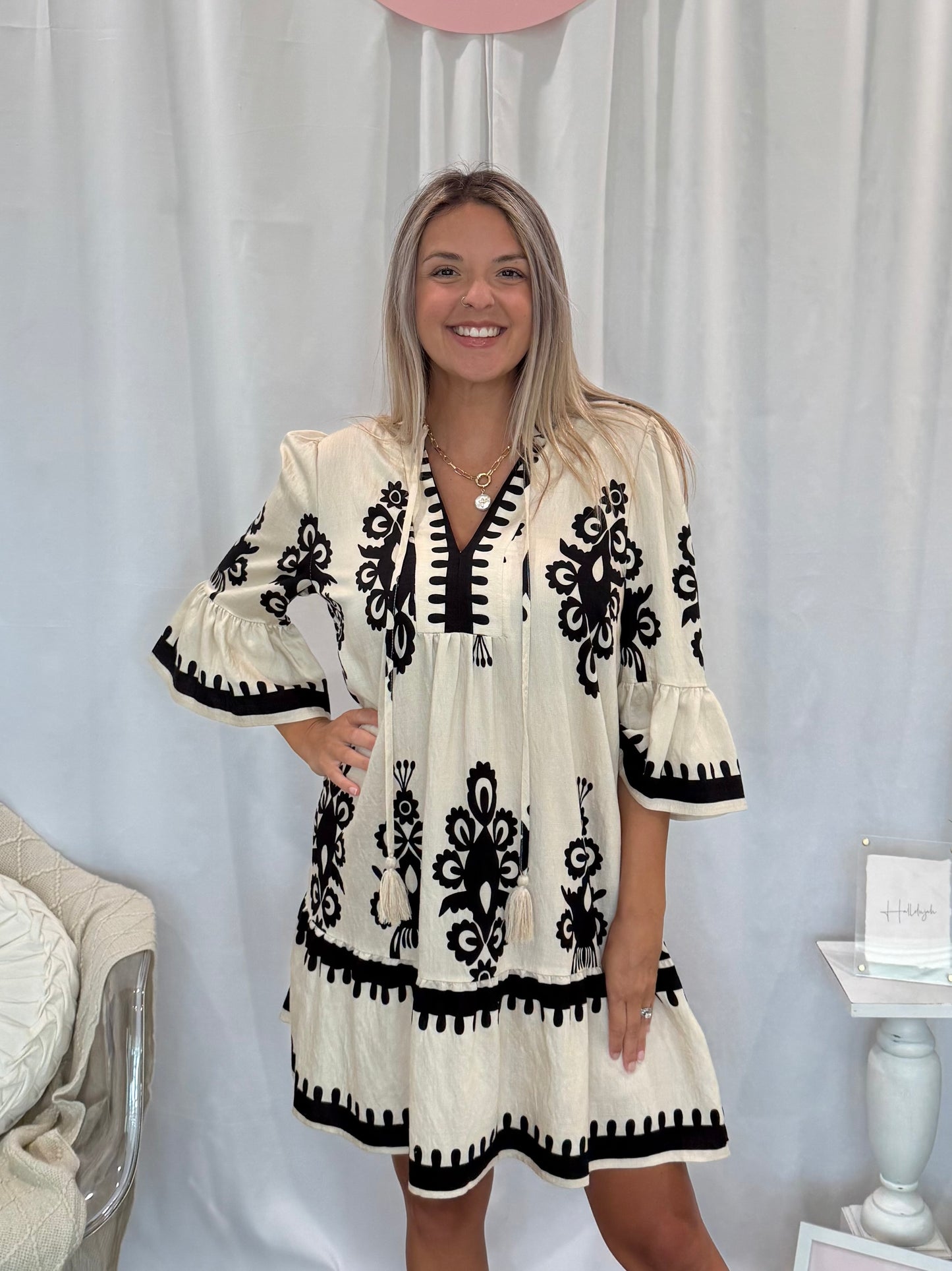 Cutest Ever Cream Dress