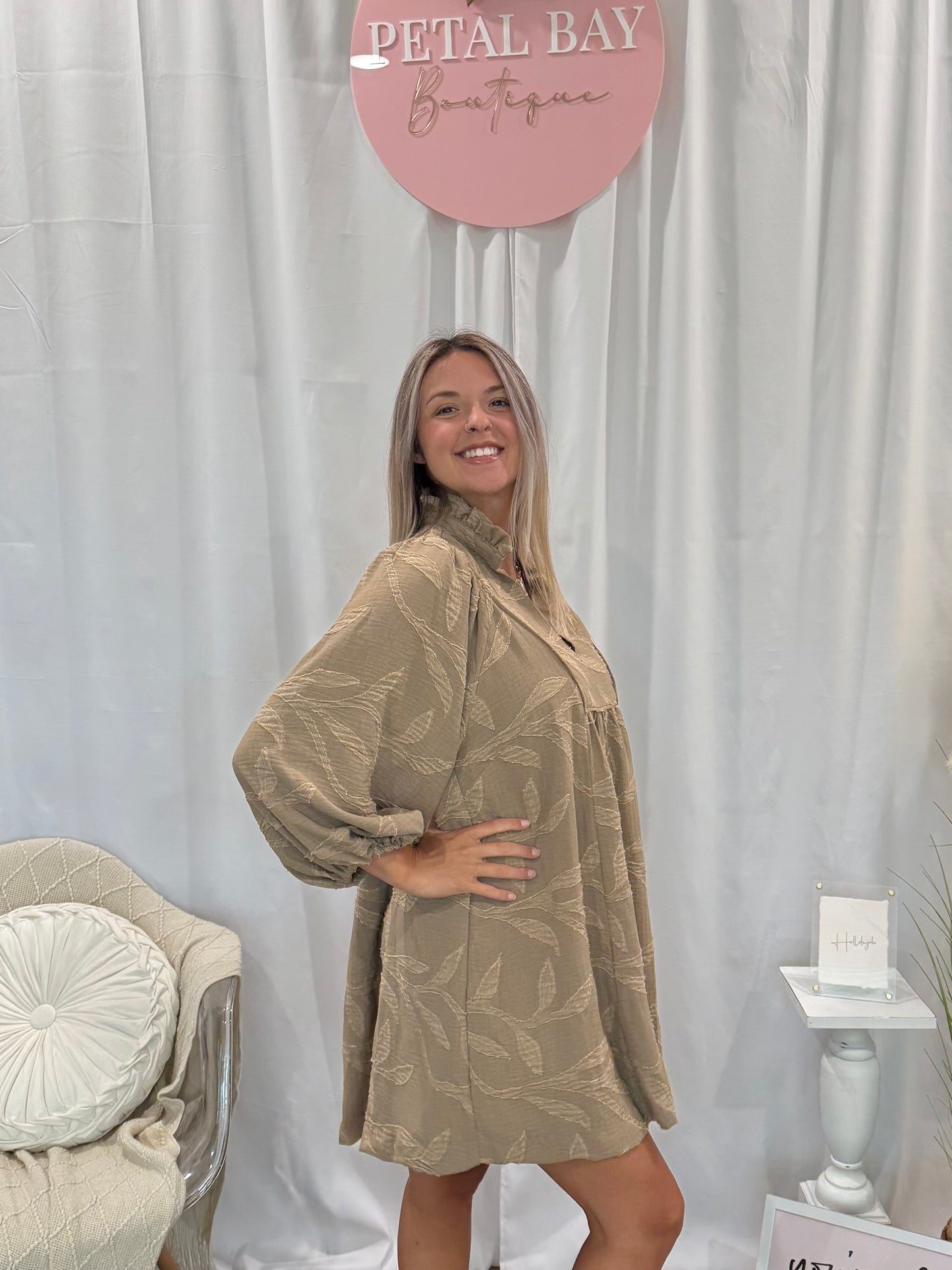 Signature Taupe Dress