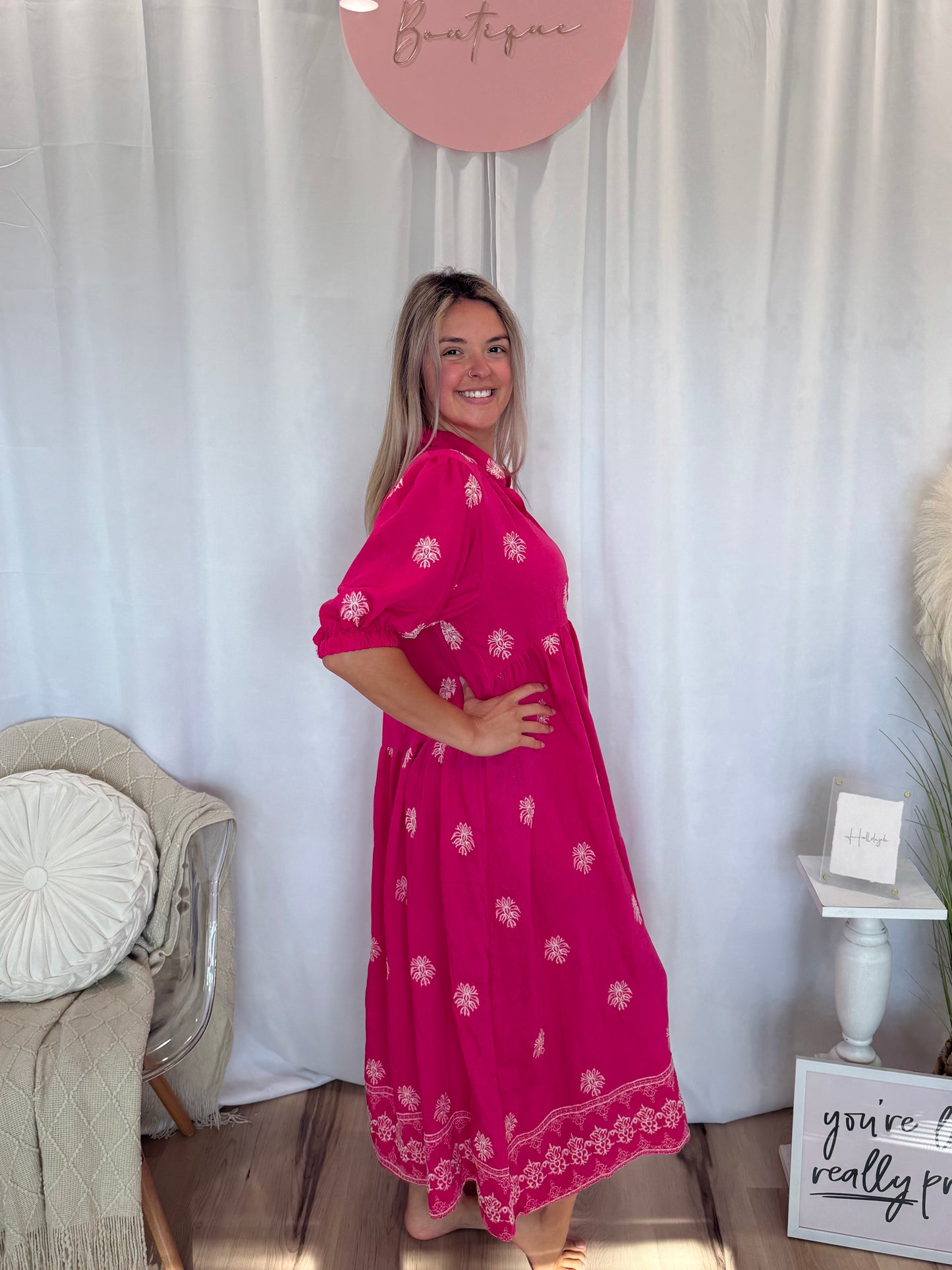 Pink Coral Dress
