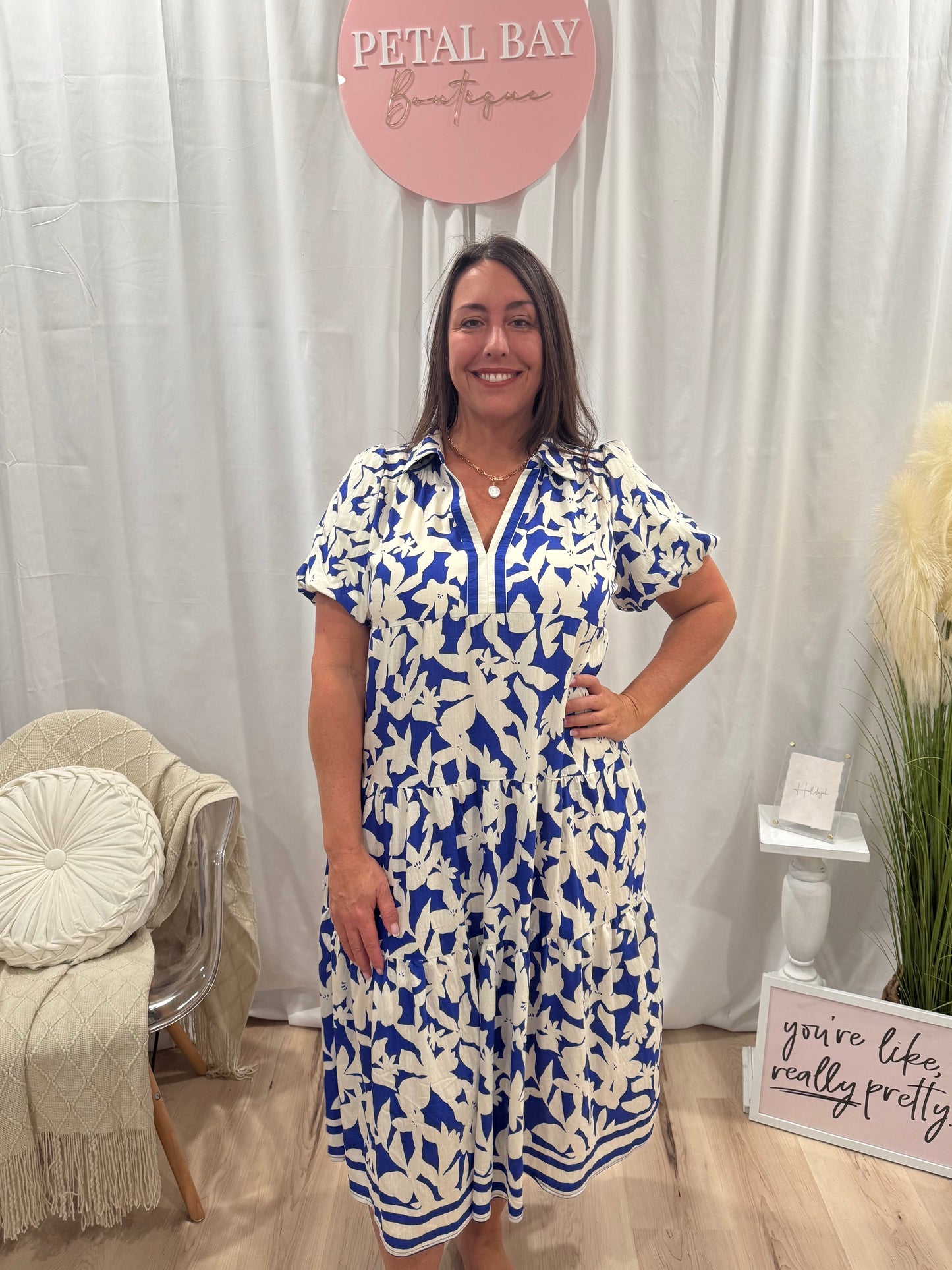 Barcelona Blue Dress