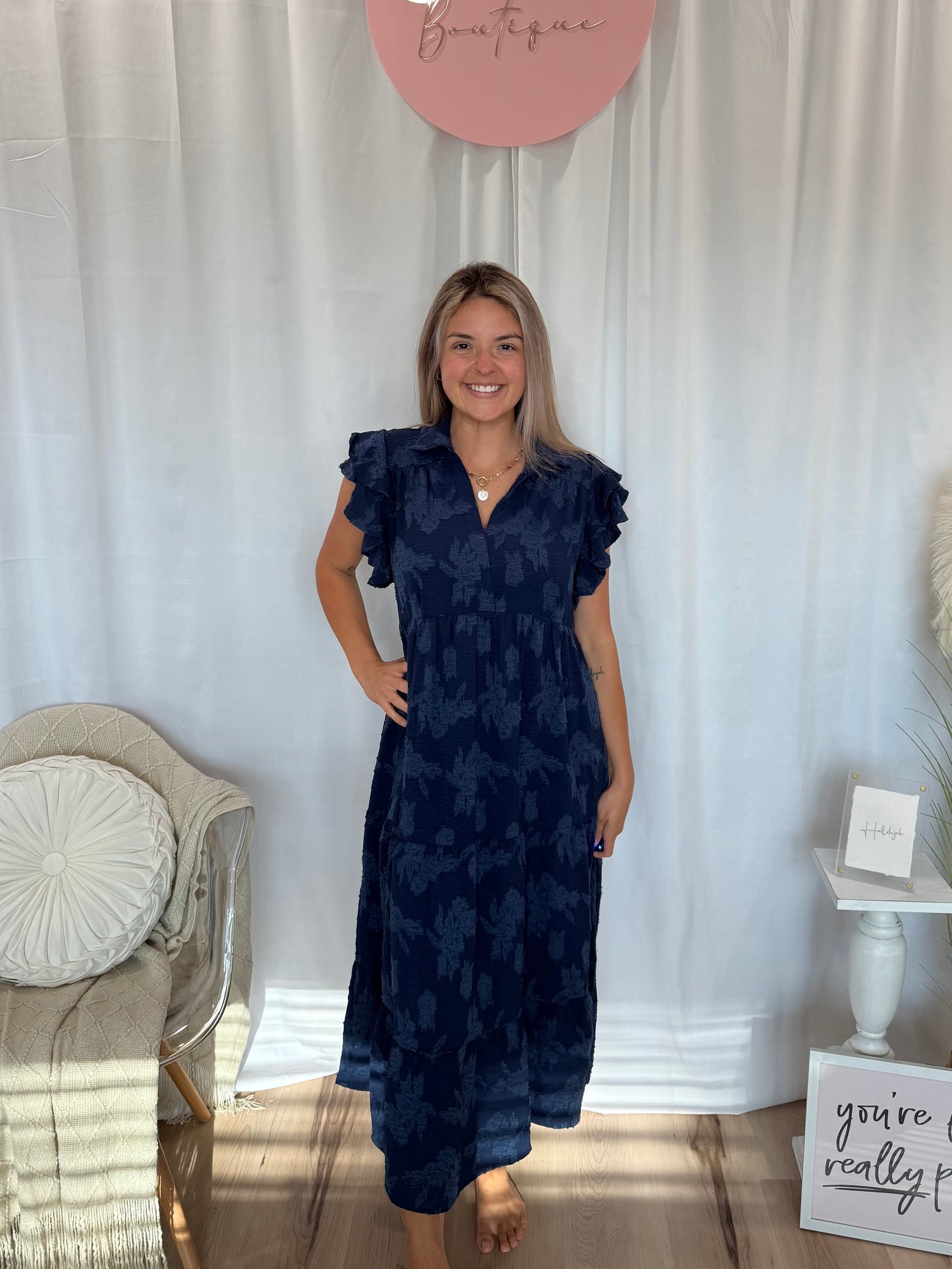Notable Navy Dress