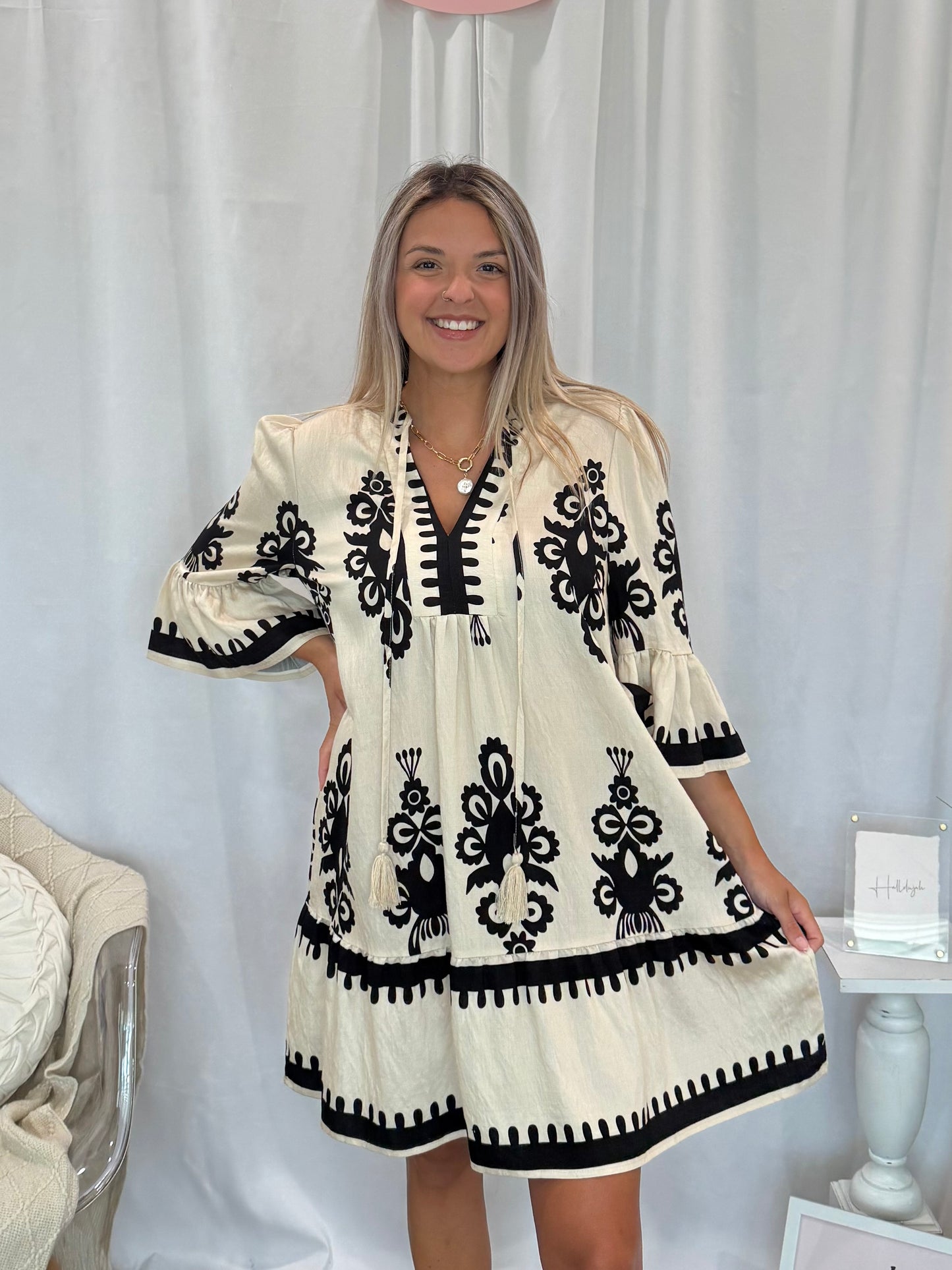 Cutest Ever Cream Dress