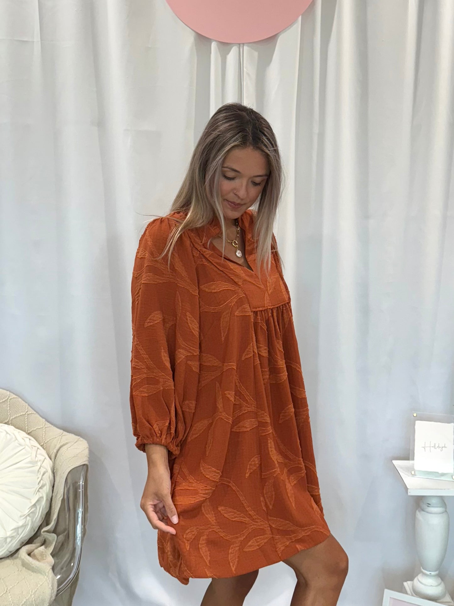 Signature Rust Dress