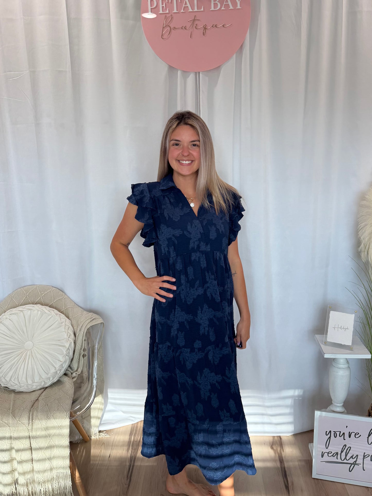 Notable Navy Dress