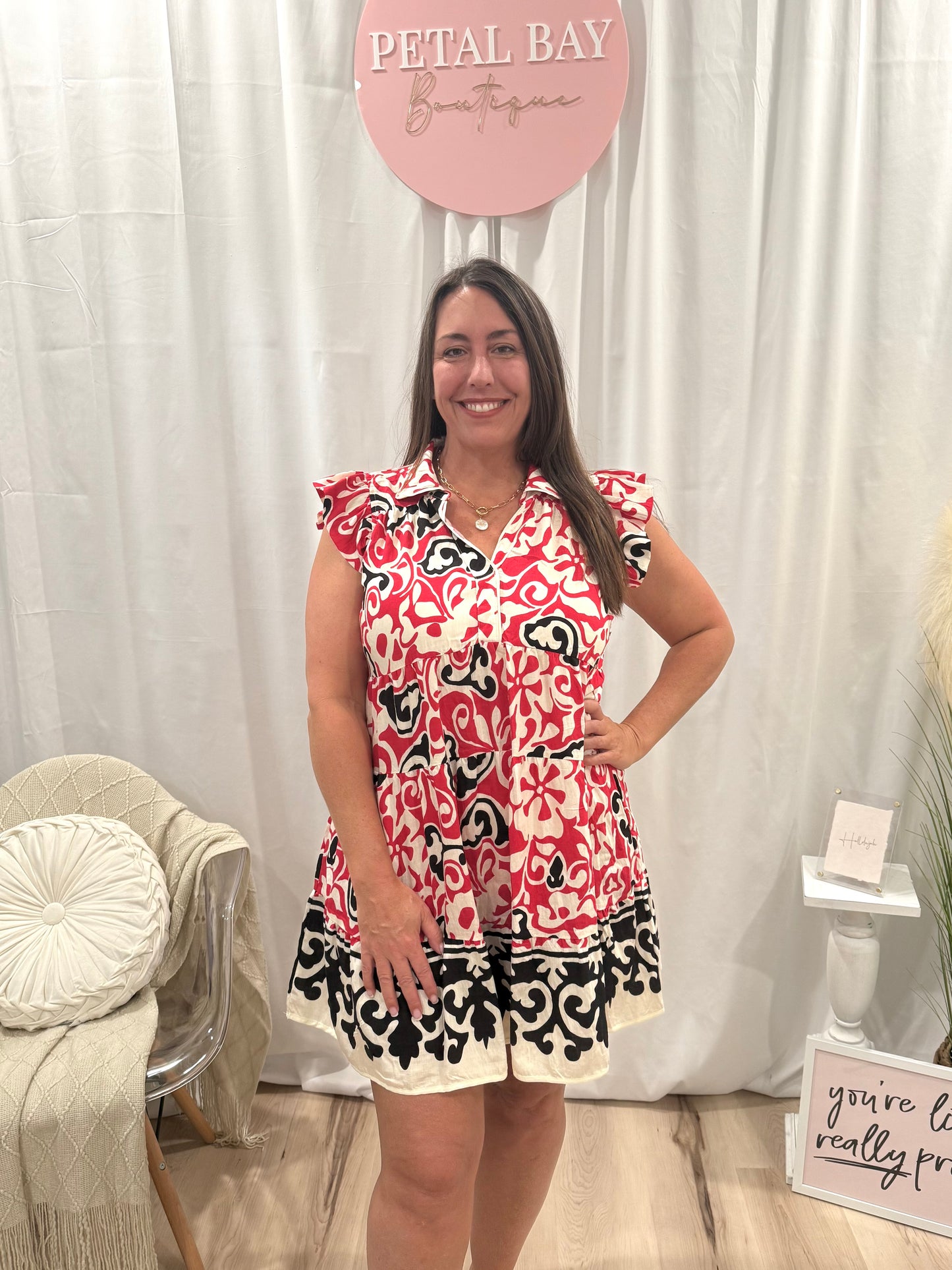 Raspberry Espresso Dress