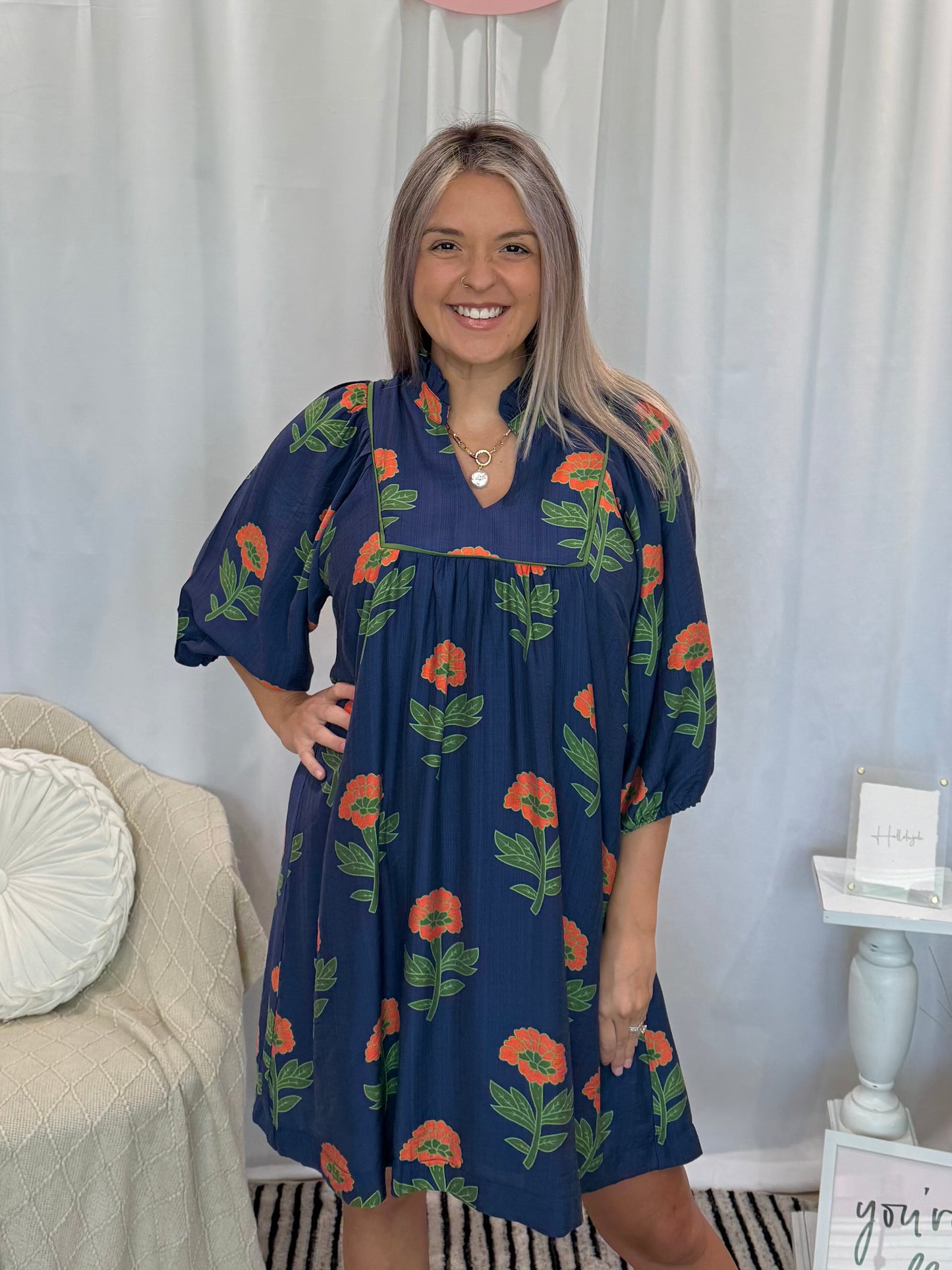 Blueberry Blossom Dress