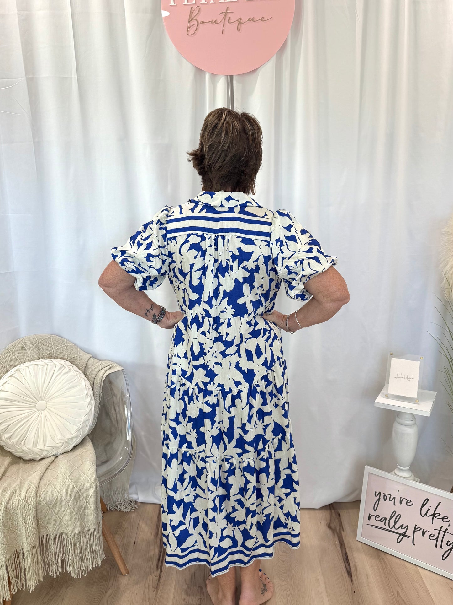 Barcelona Blue Dress