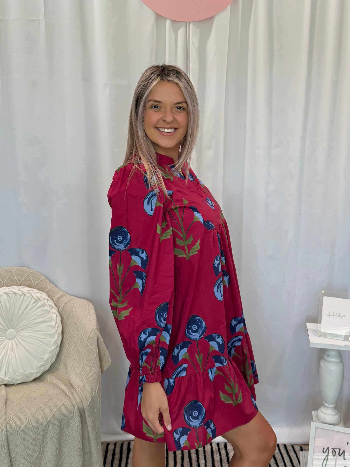 Sassy Fuchsia Dress