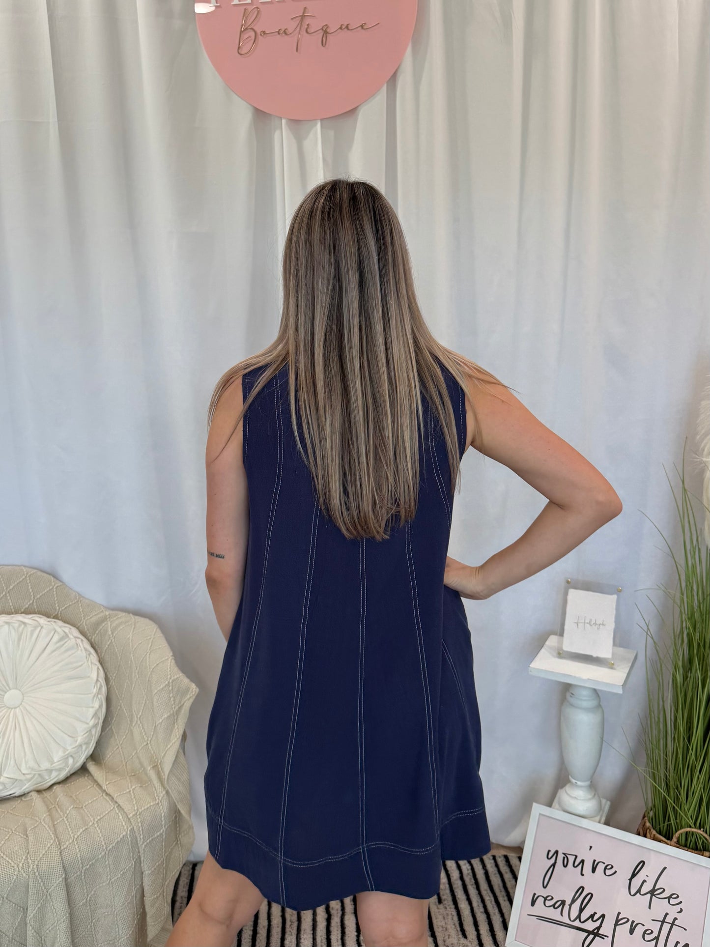 Sapphire Abyss Dress (Pockets!)