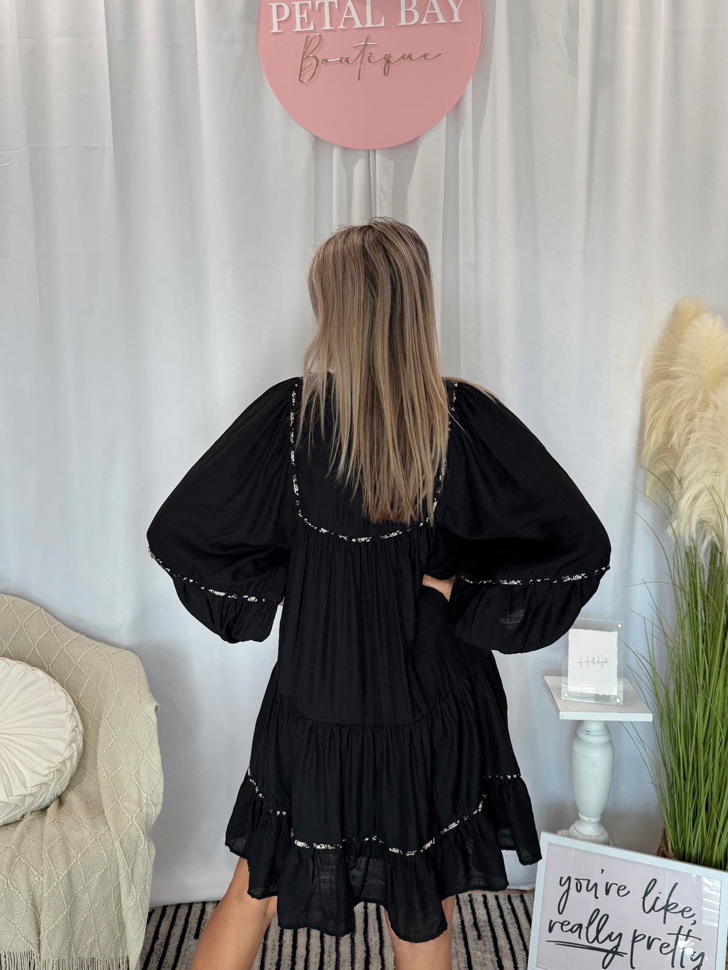 Simply Elegant Onyx Dress