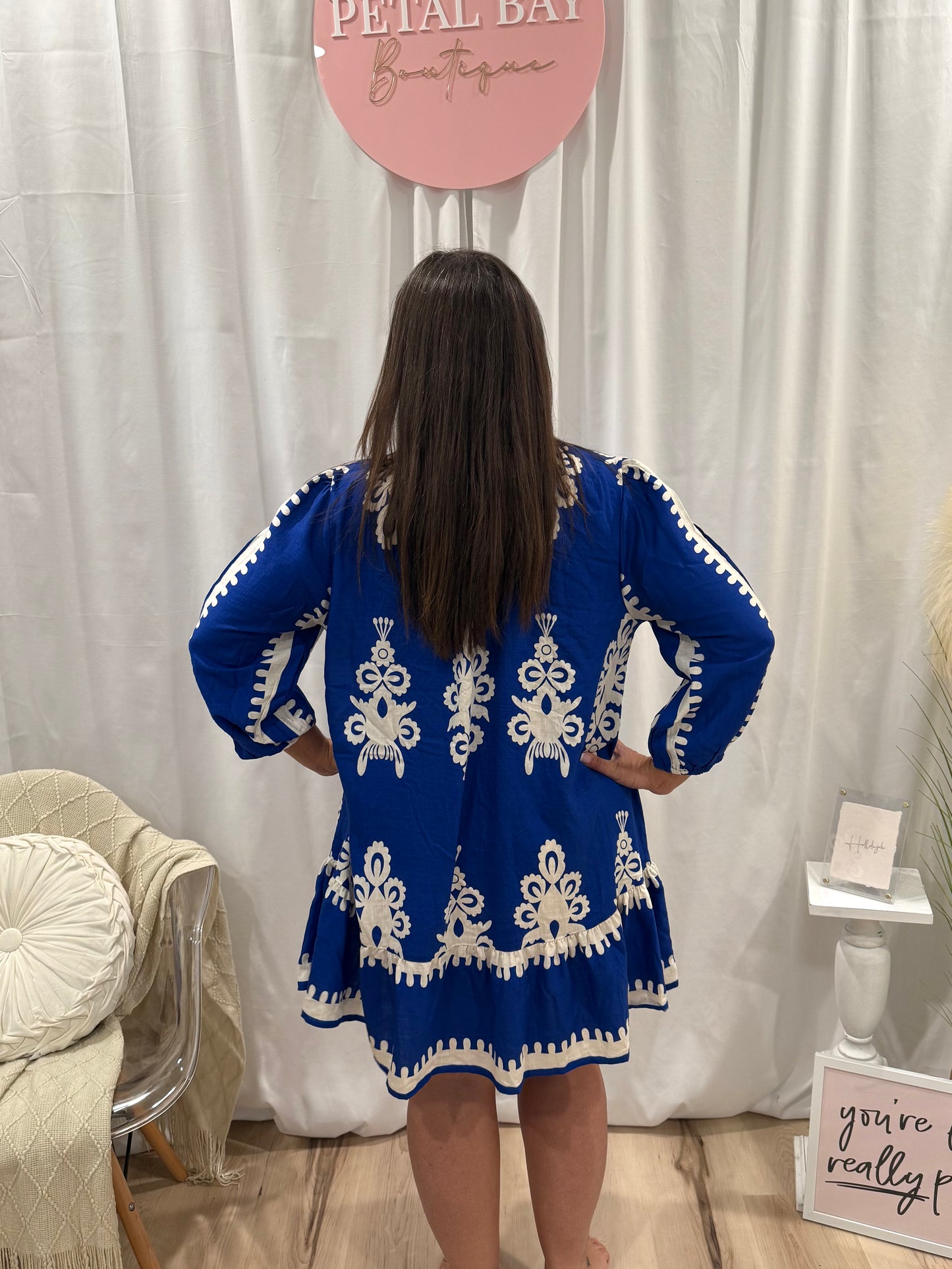 Cobalt Nola Dress