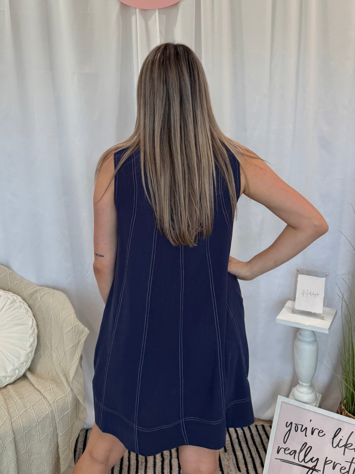 Sapphire Abyss Dress (Pockets!)