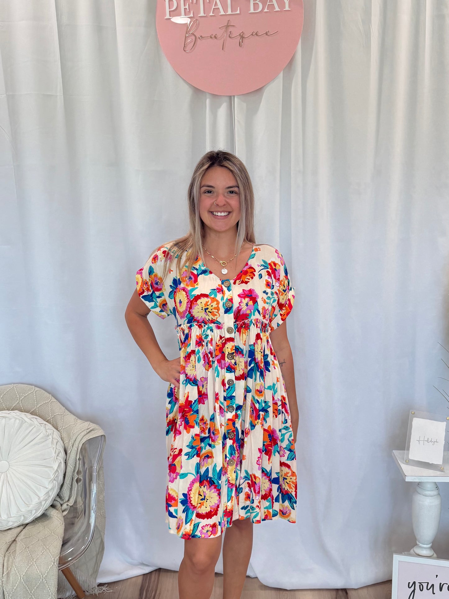 Funky Floral Dress