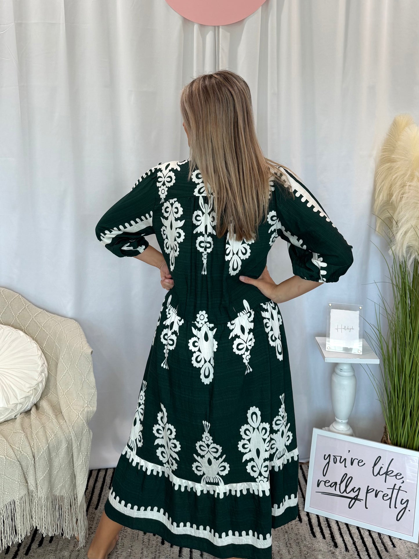Evergreen French Quarter Dress