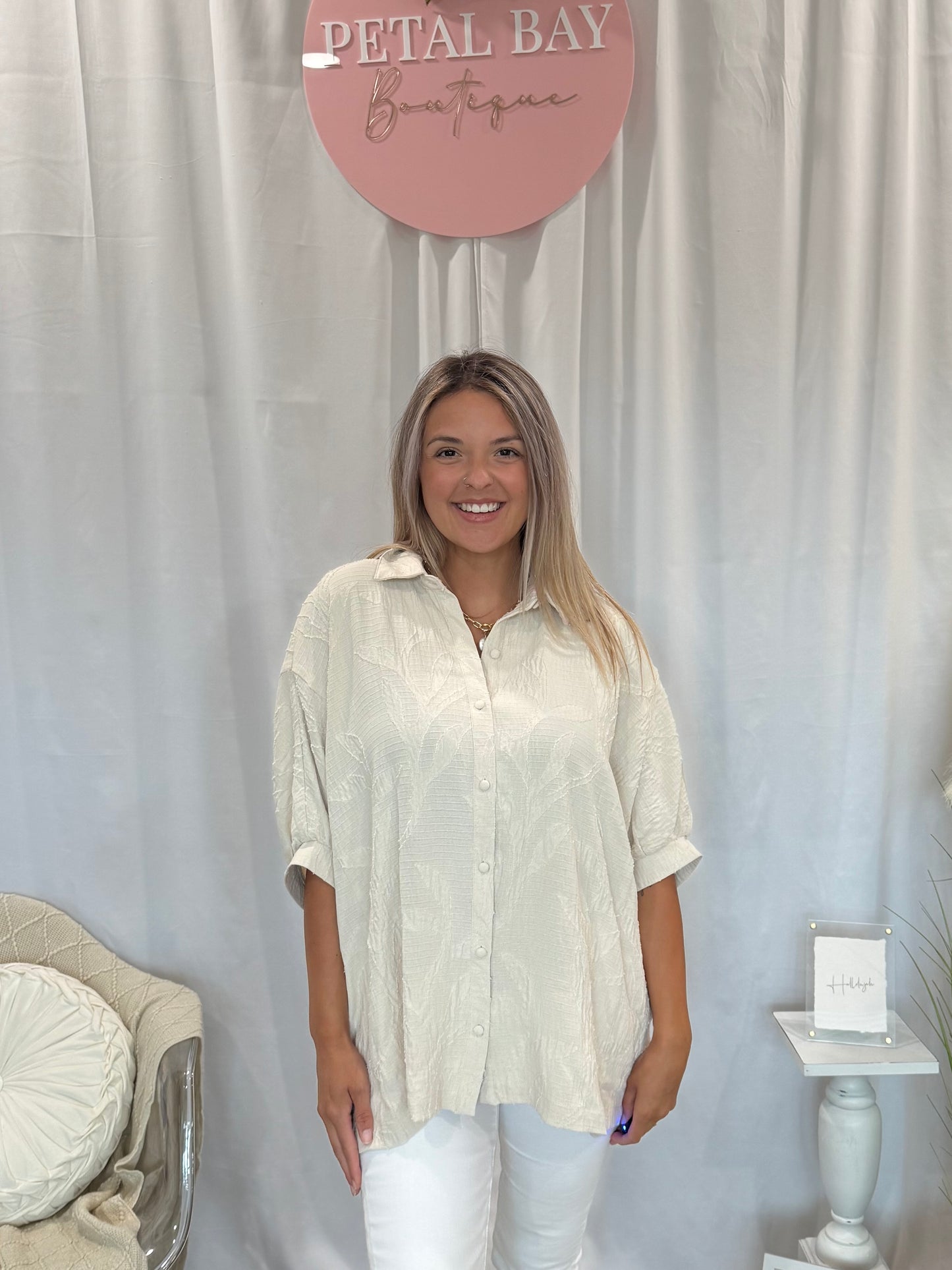 Lush Cream Top
