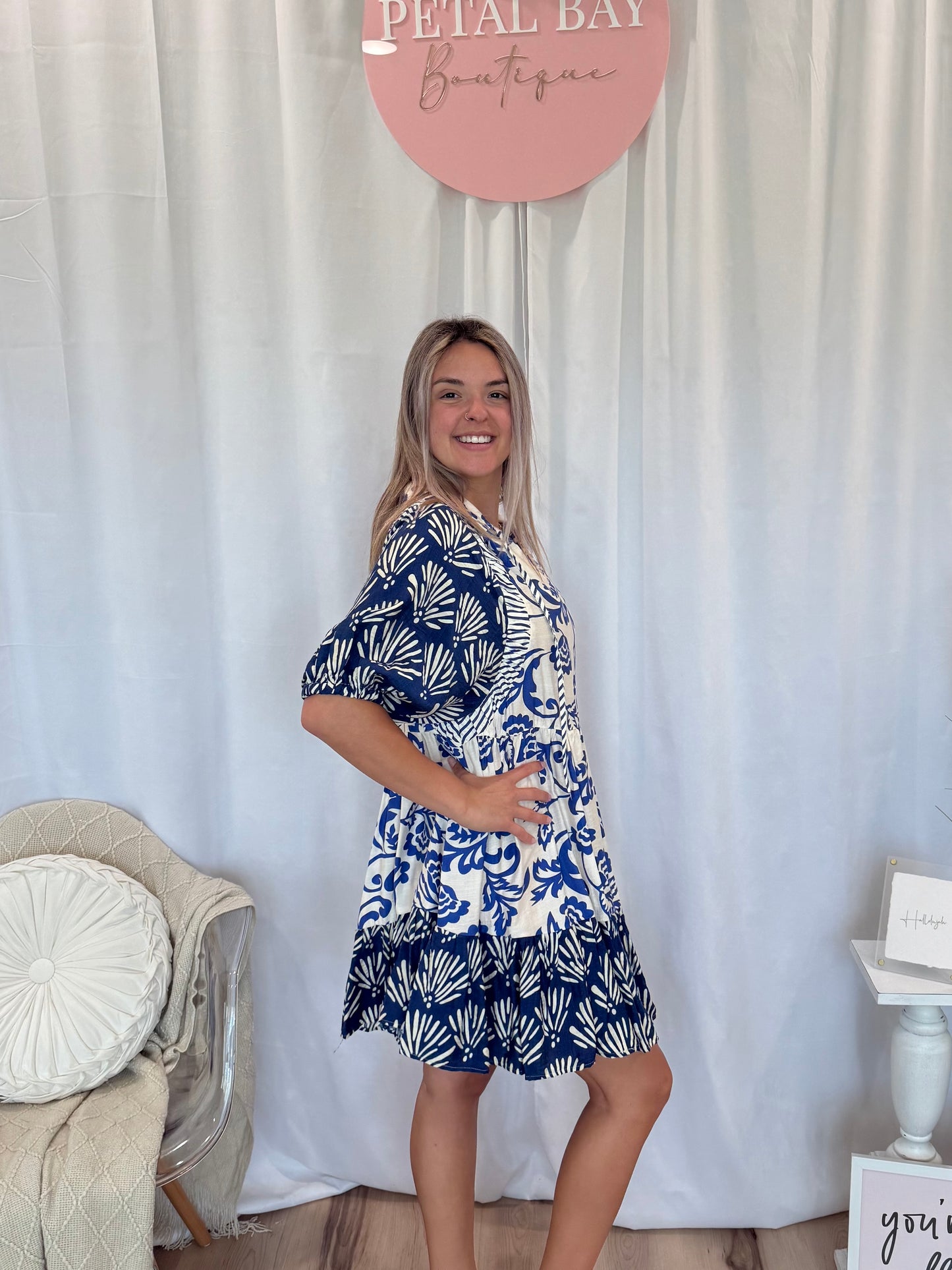 Beachy Blues Dress