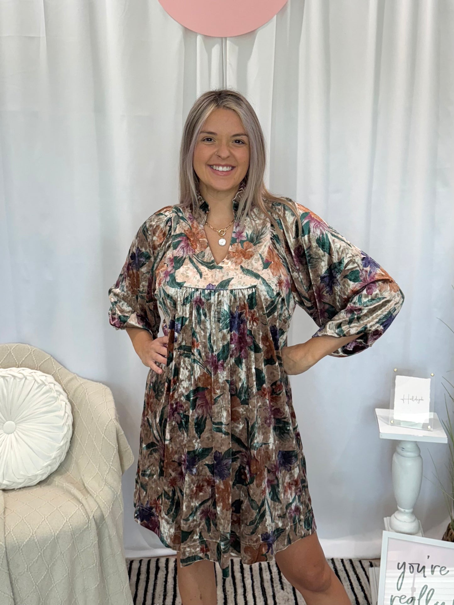 Velvet Glimmer Dress