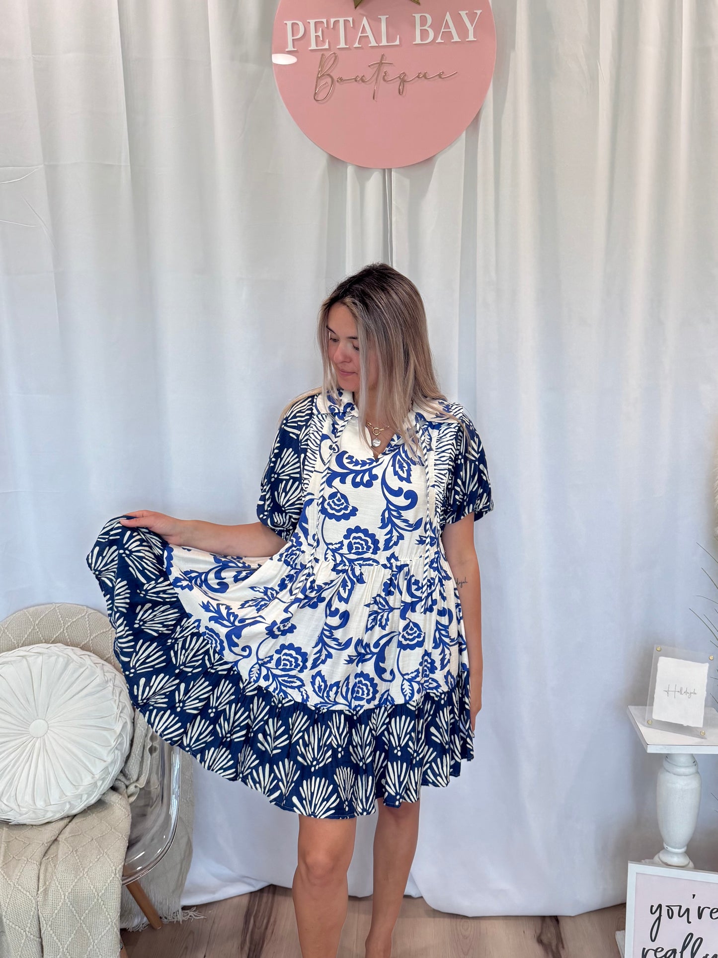 Beachy Blues Dress