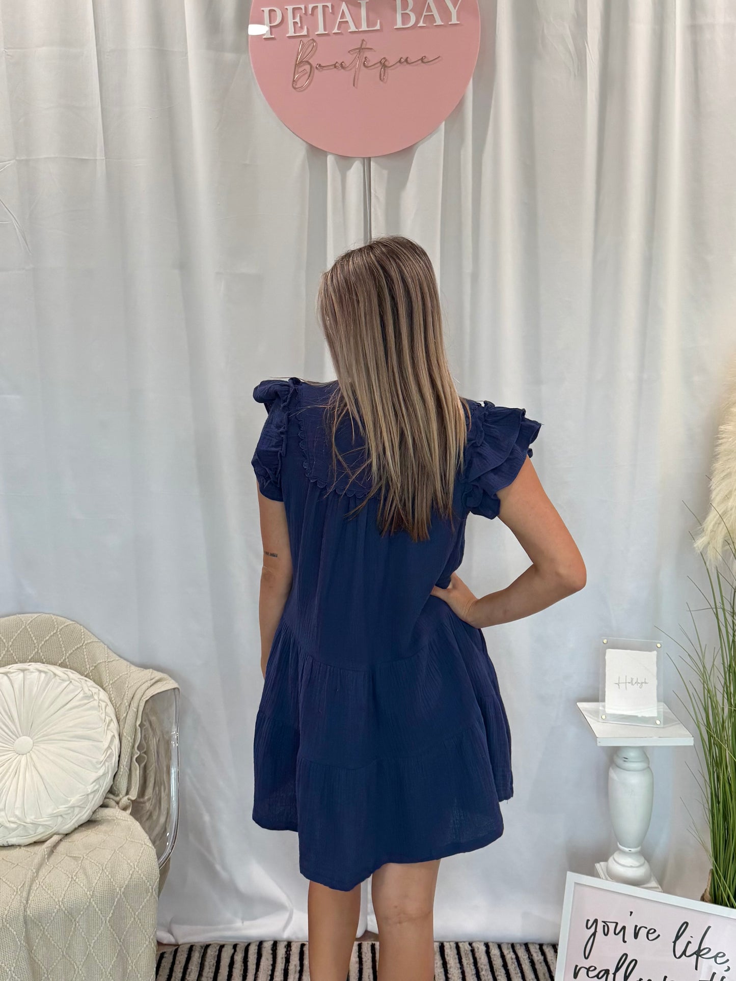 Twilight Azure Dress (Pockets!)