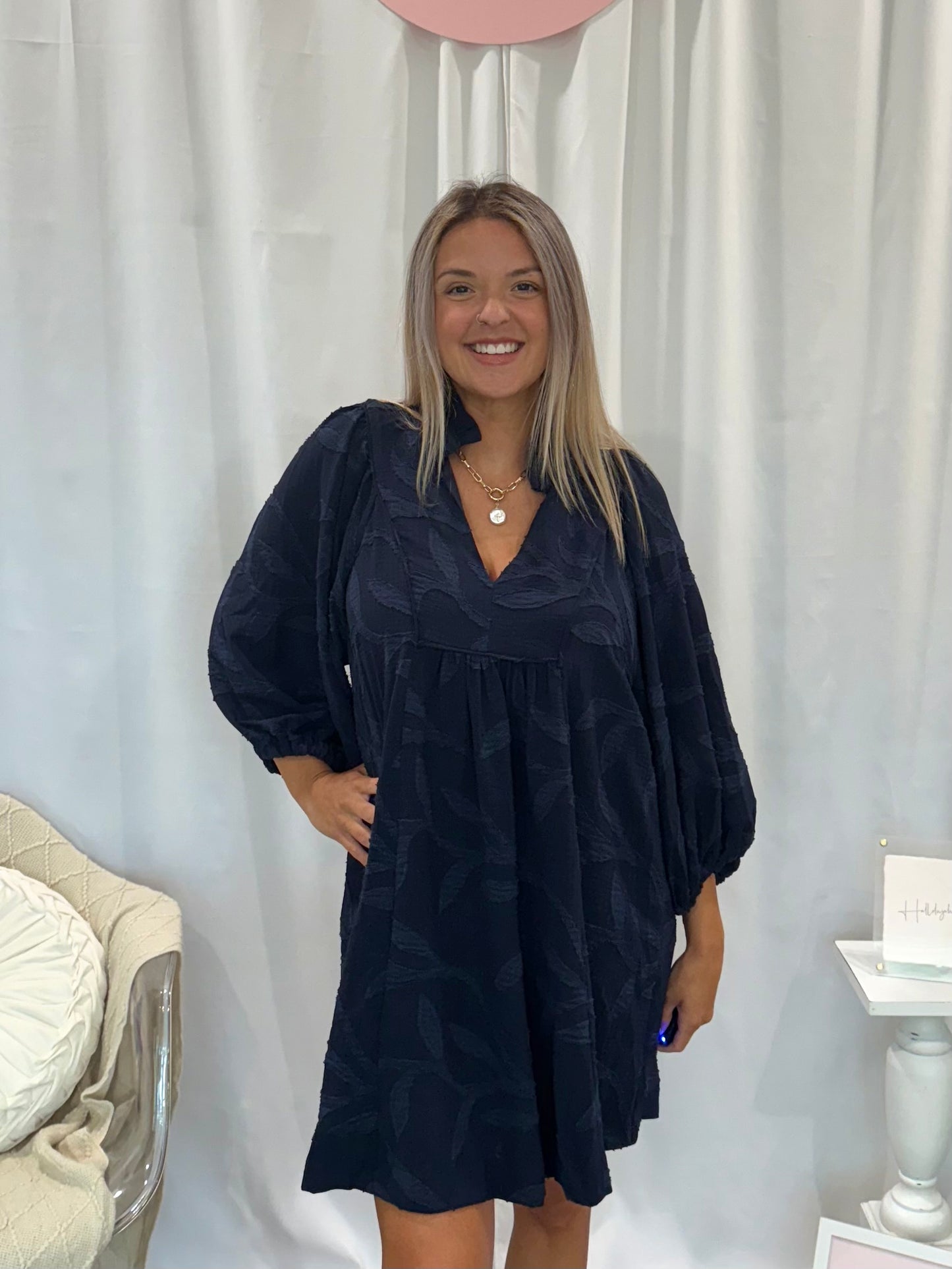 Signature Navy Dress