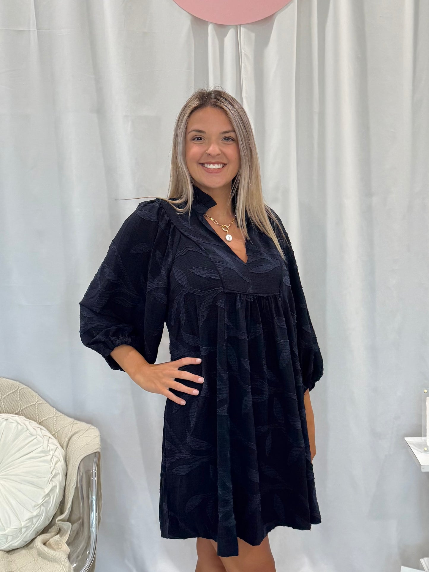 Signature Navy Dress