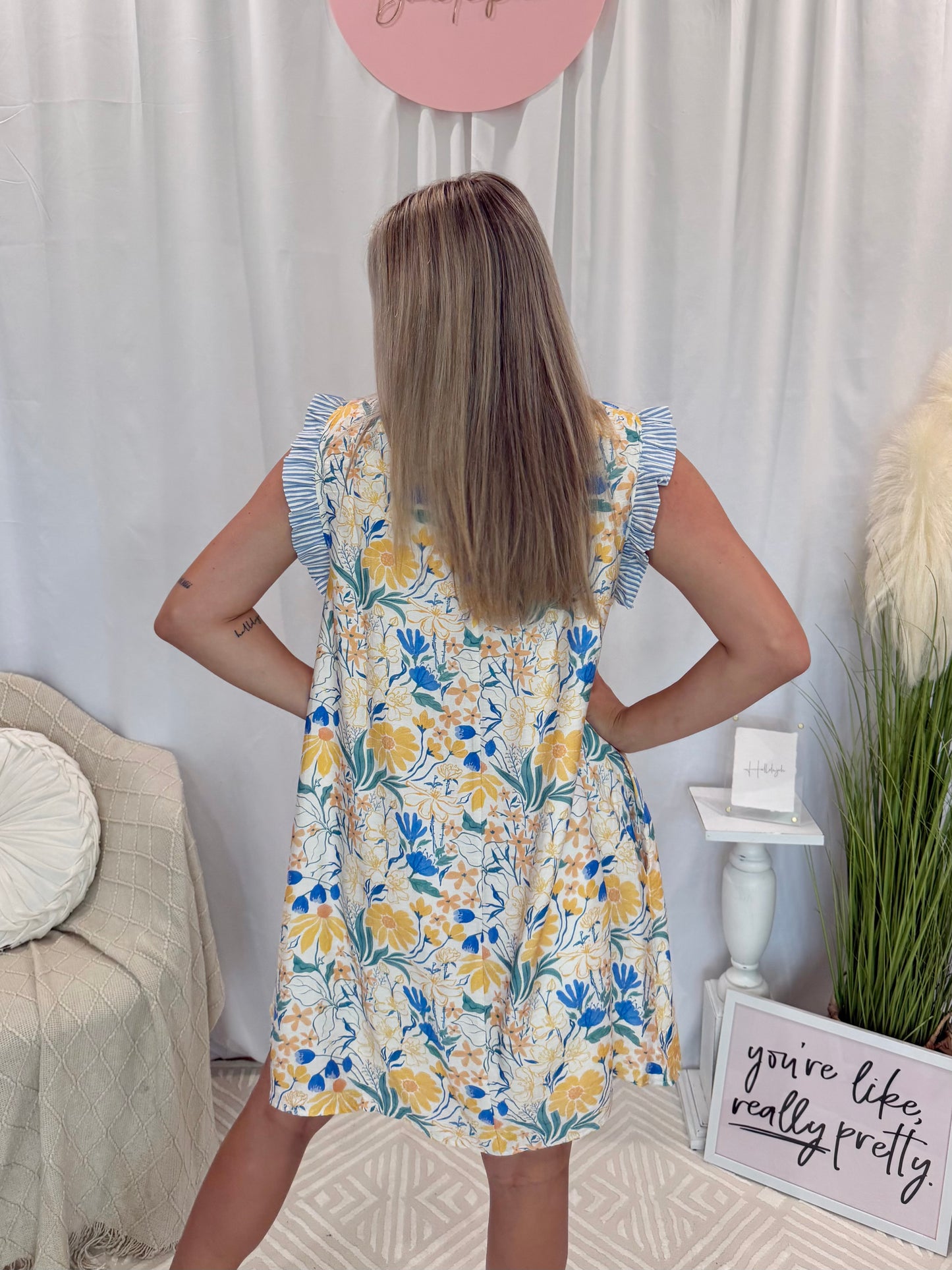 Honey Haze Dress (Pockets!)