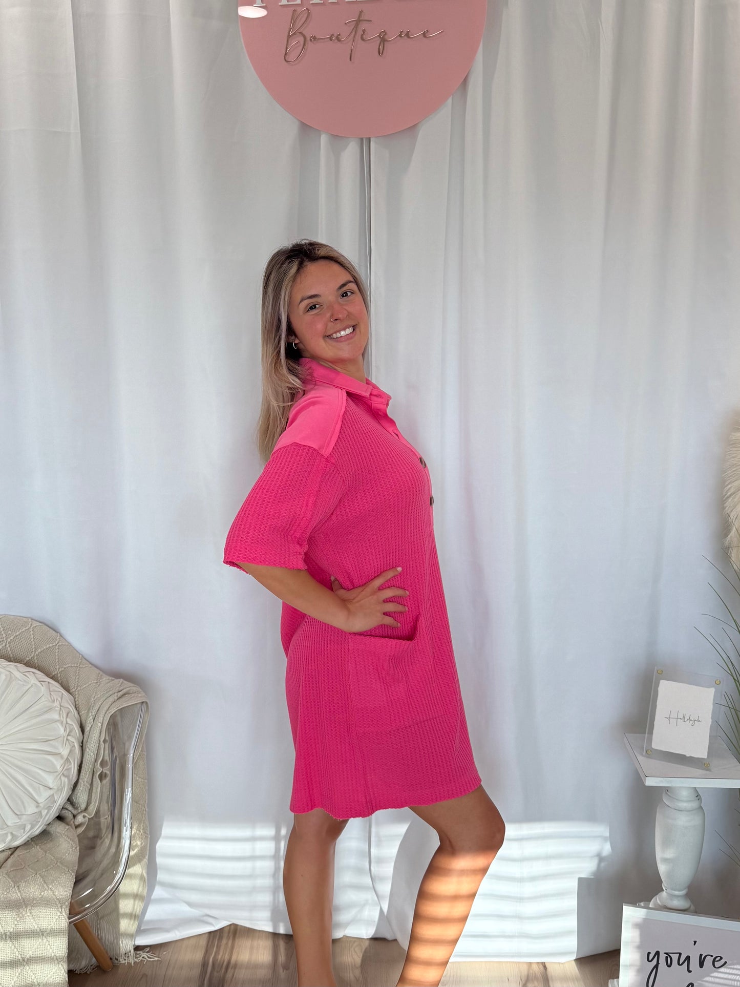 Pink Comfort Dress