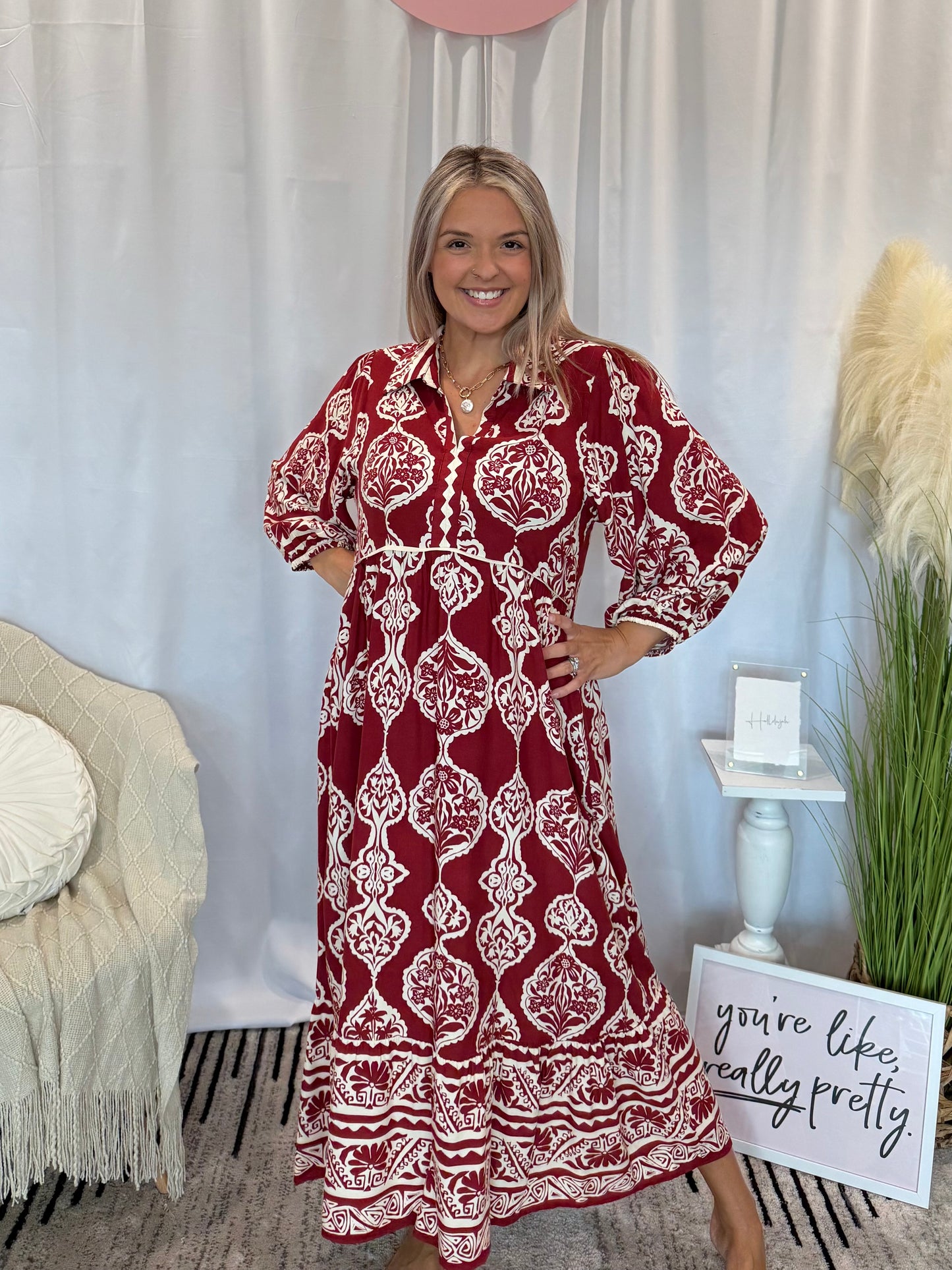 Cabernet All Day Dress