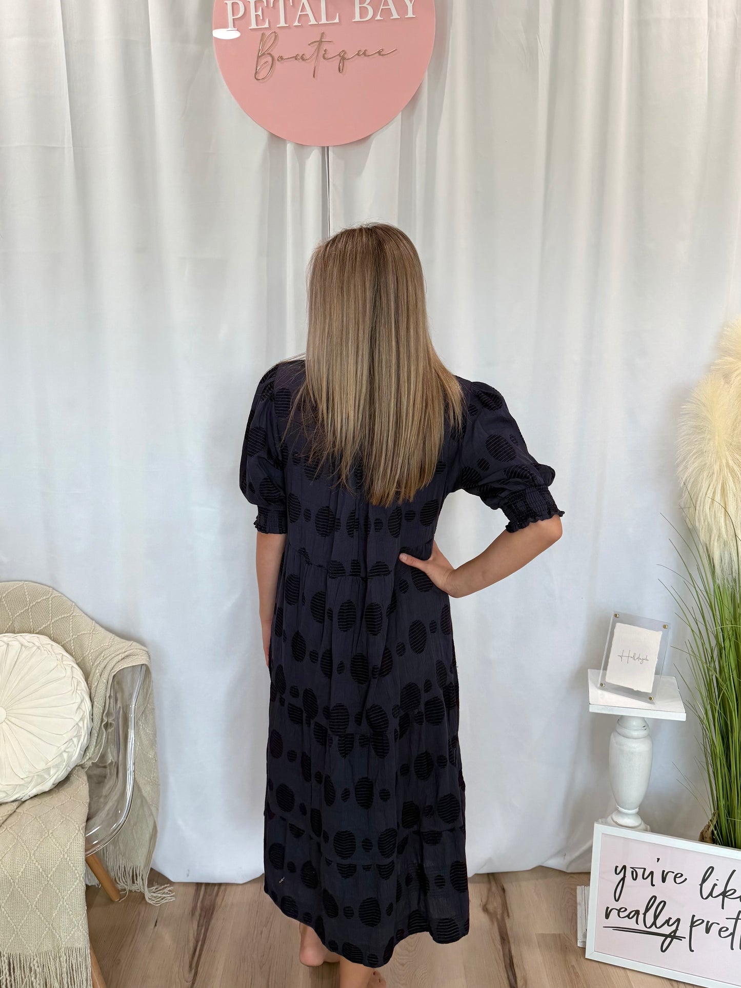 Navy Nightshade Dress