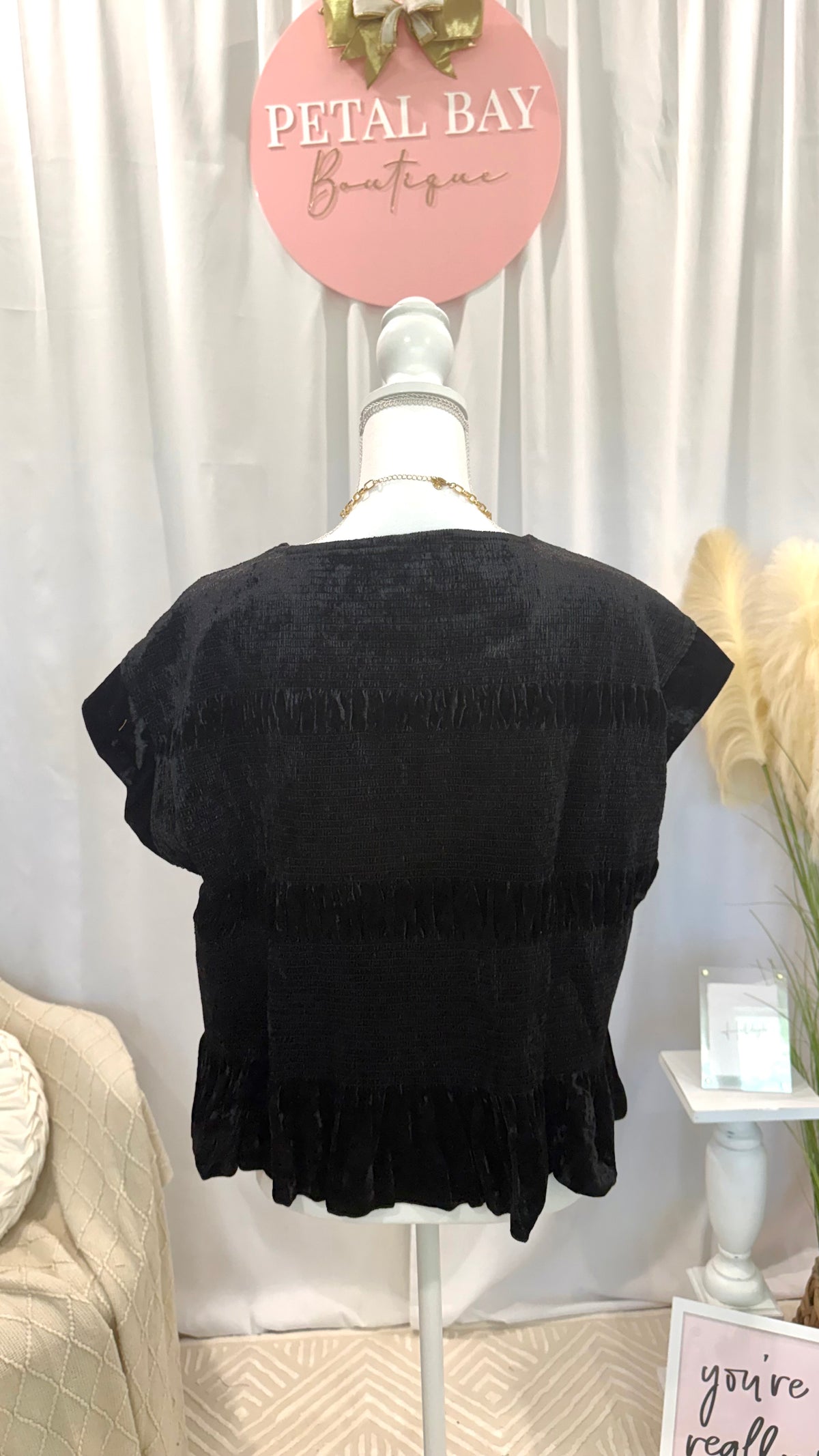Lavish Onyx Top