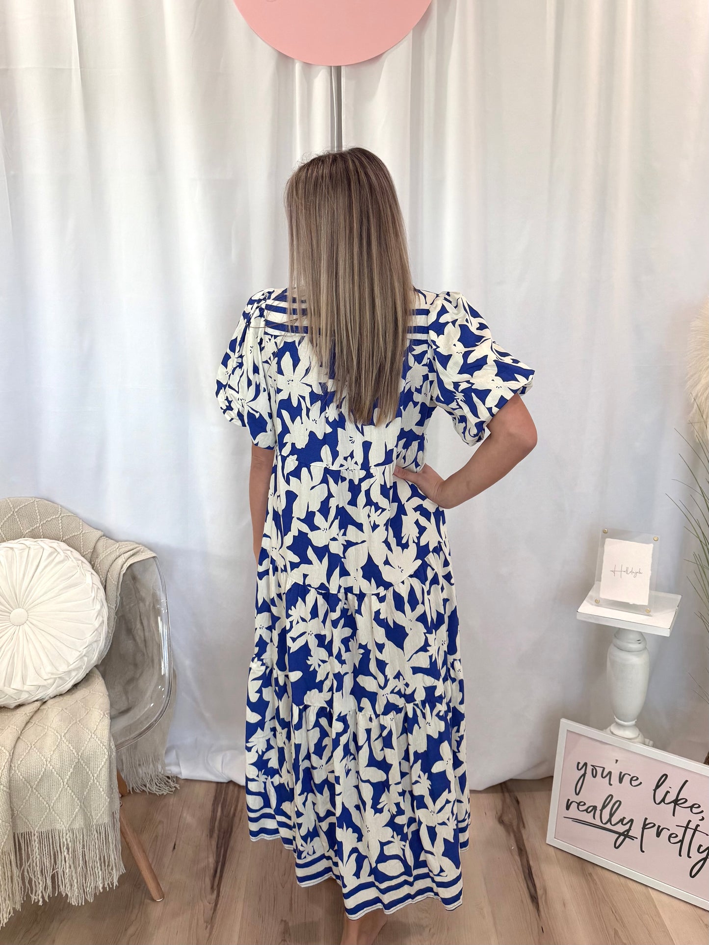 Barcelona Blue Dress