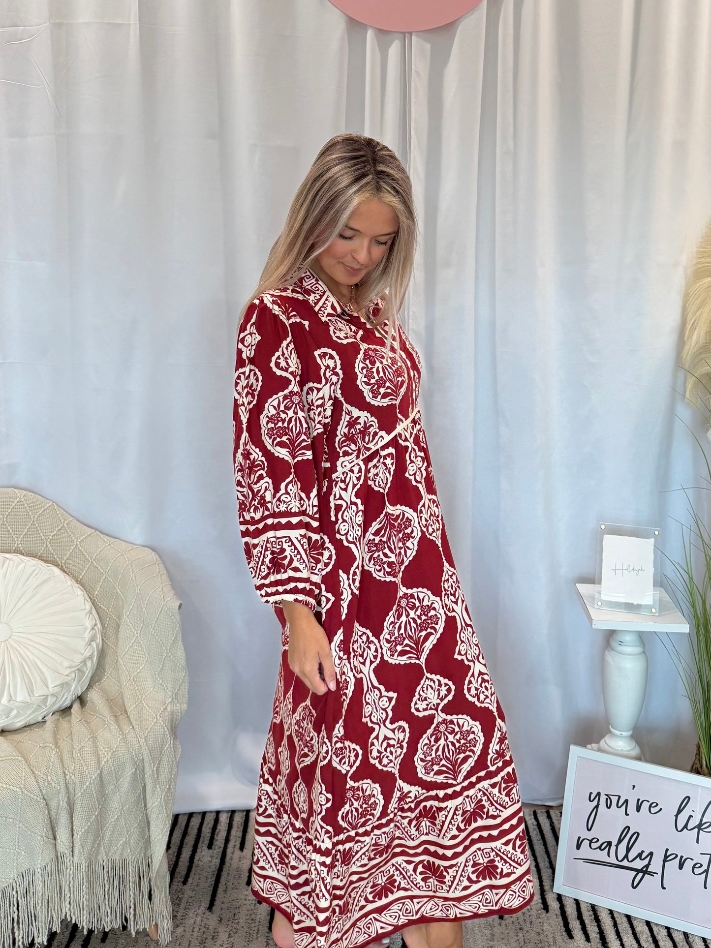 Cabernet All Day Dress