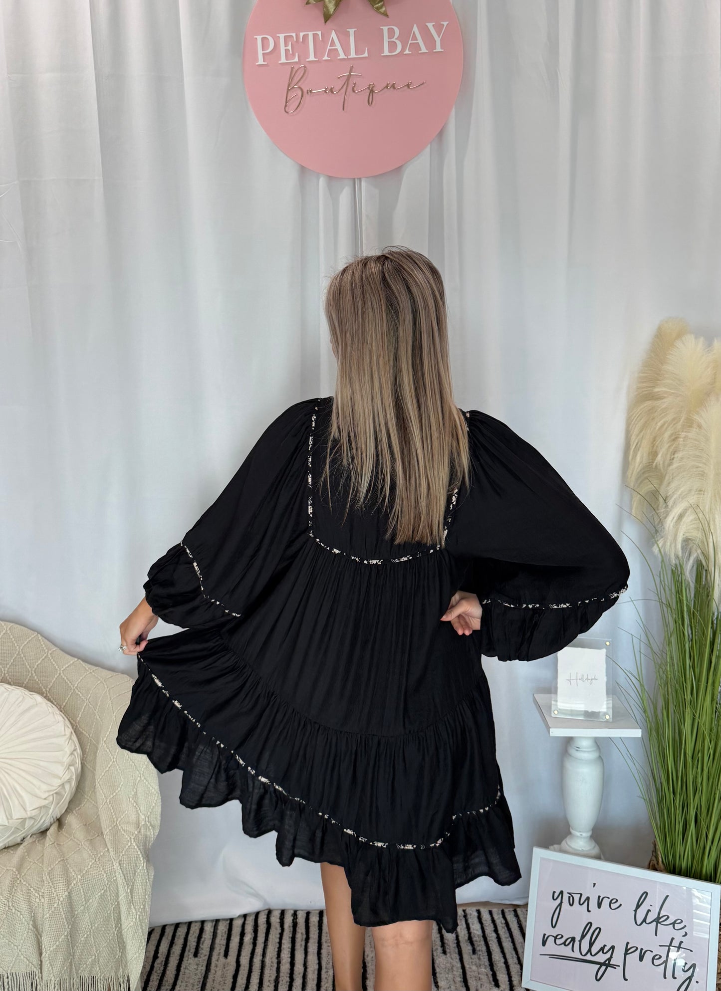 Simply Elegant Onyx Dress