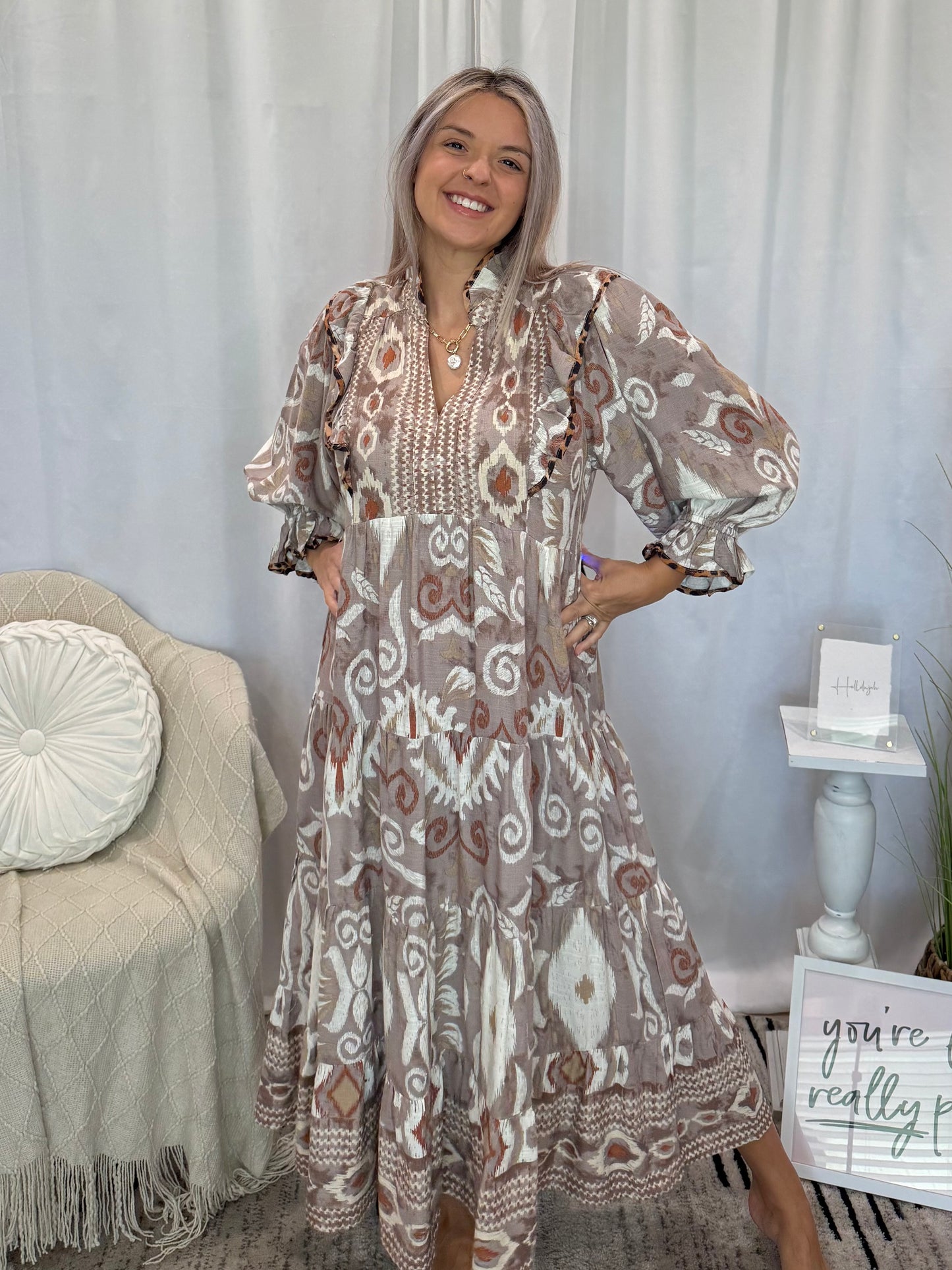Taupe Perfection Dress