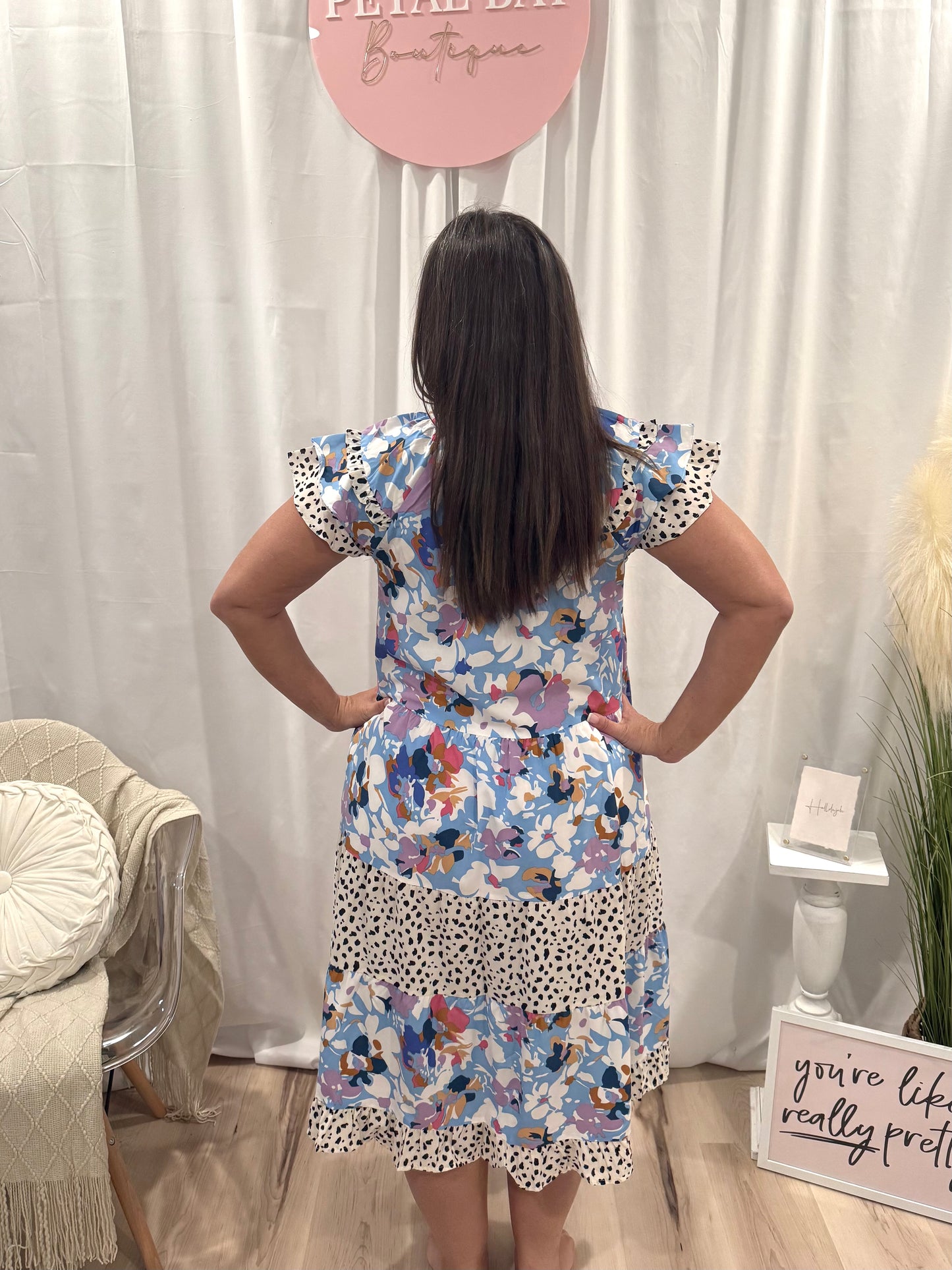 Fun In Floral Dress