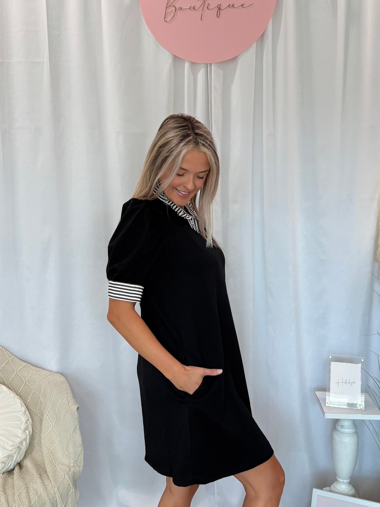 Oreo Drizzle Dress (Pockets!)
