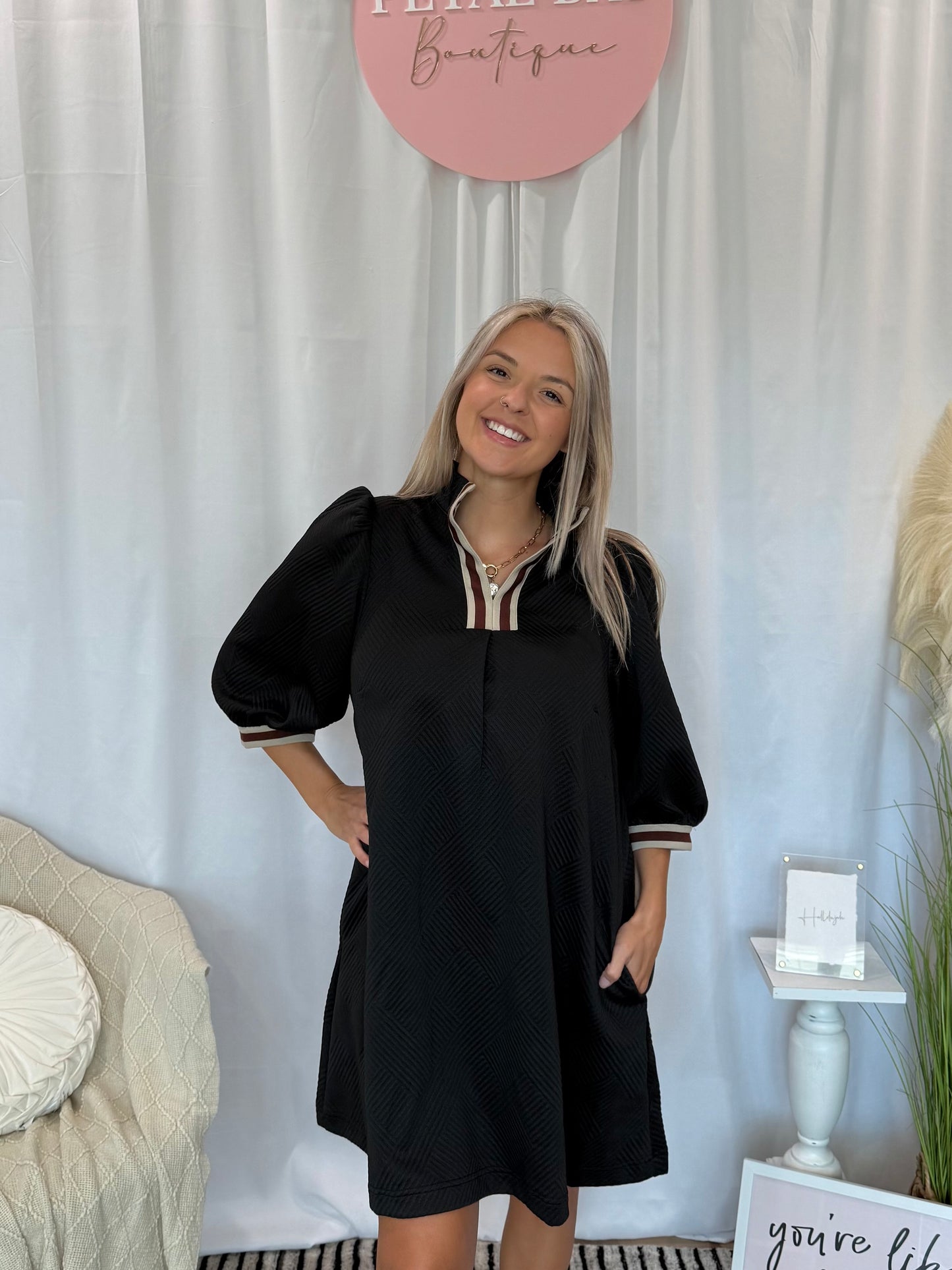 Black Walnut Deluxe Dress (Pockets!)