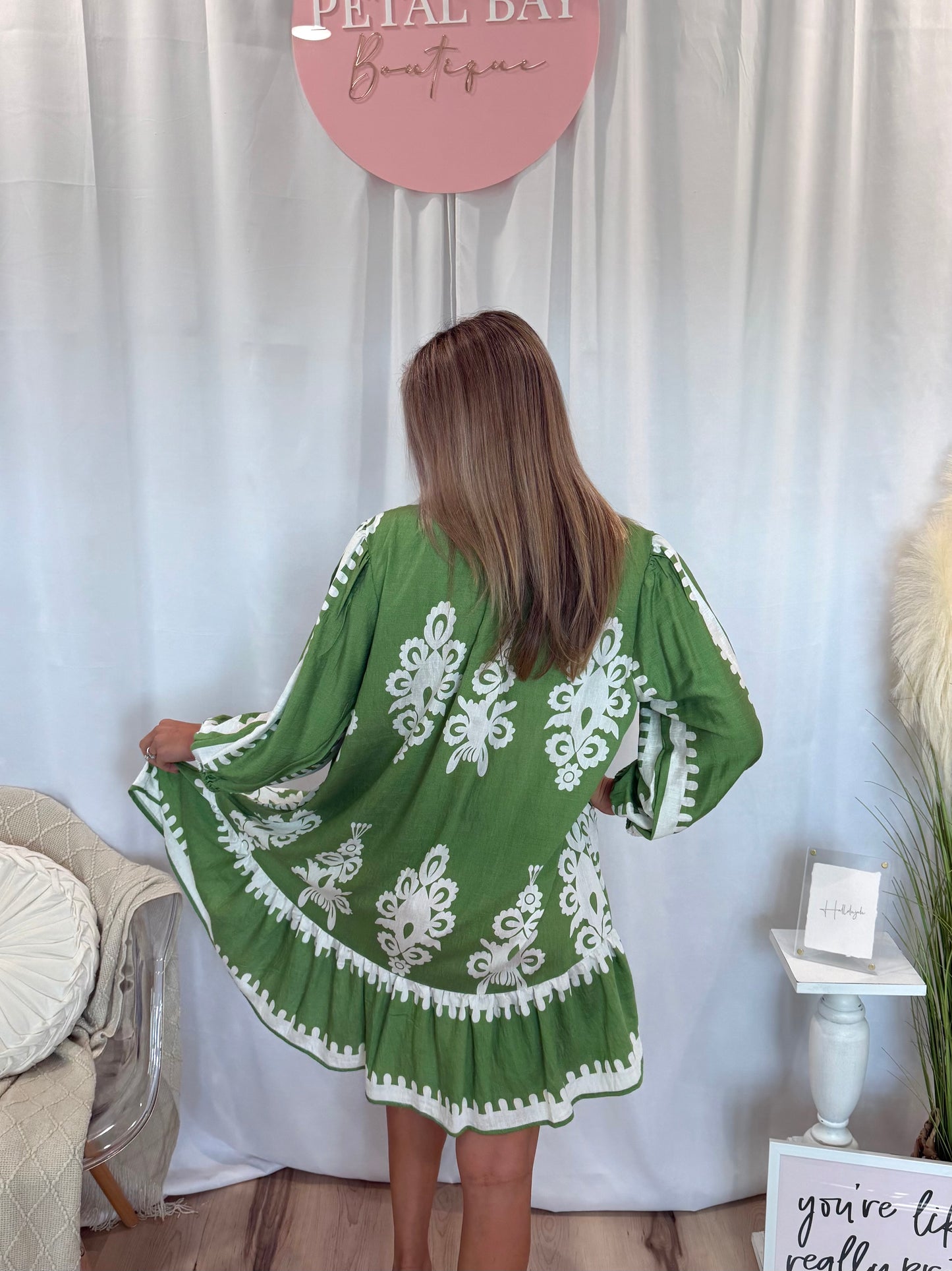 Green Nola Dress