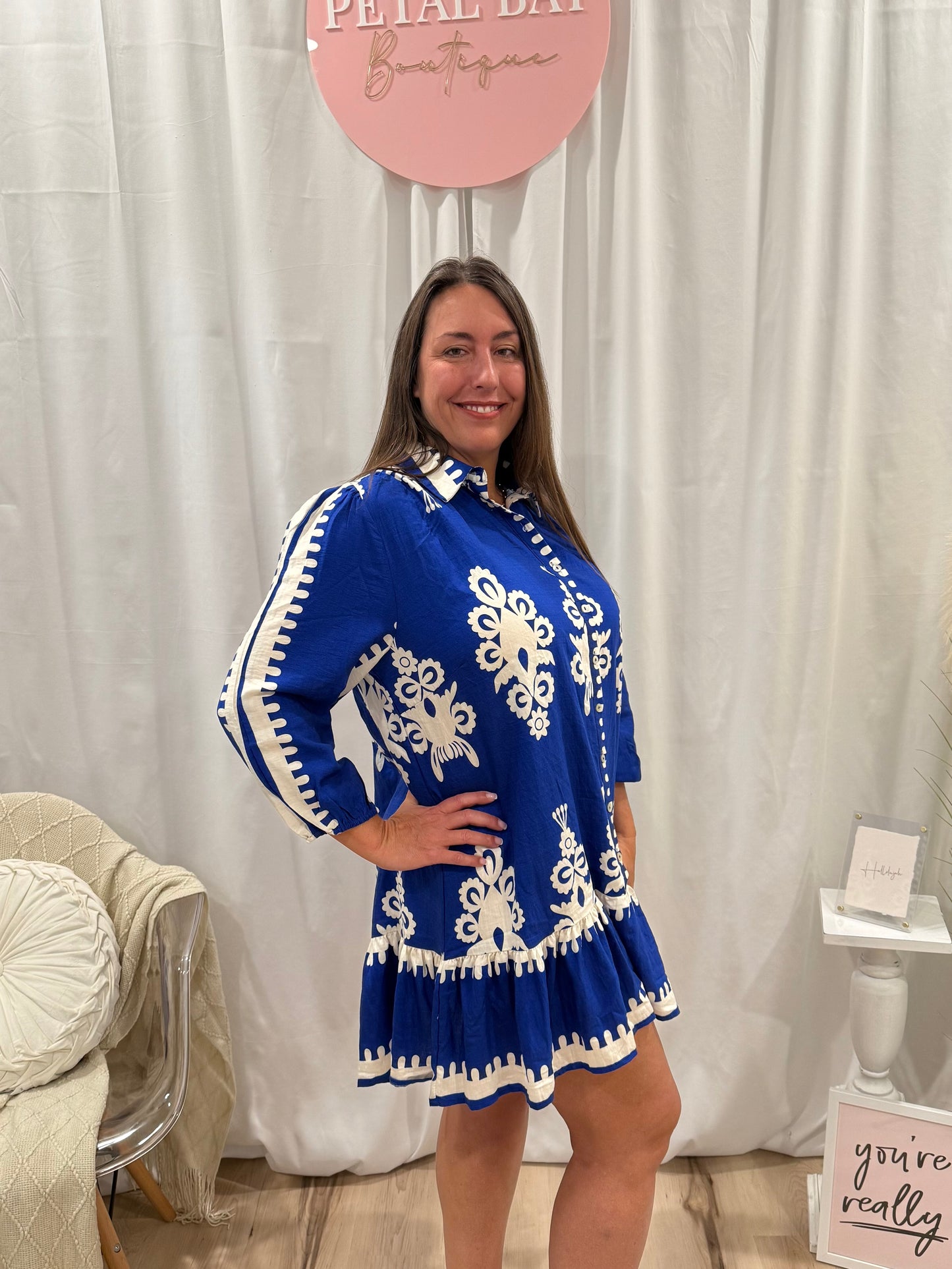 Cobalt Nola Dress