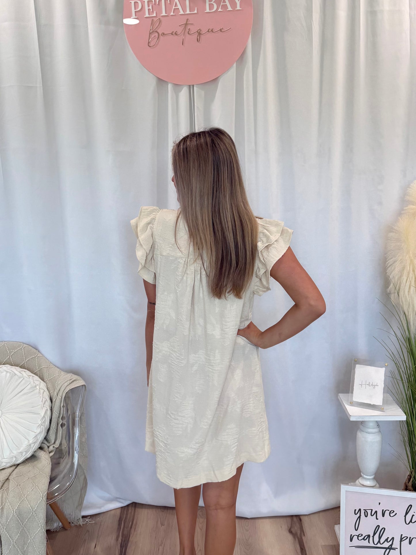 Classy Beige Dress
