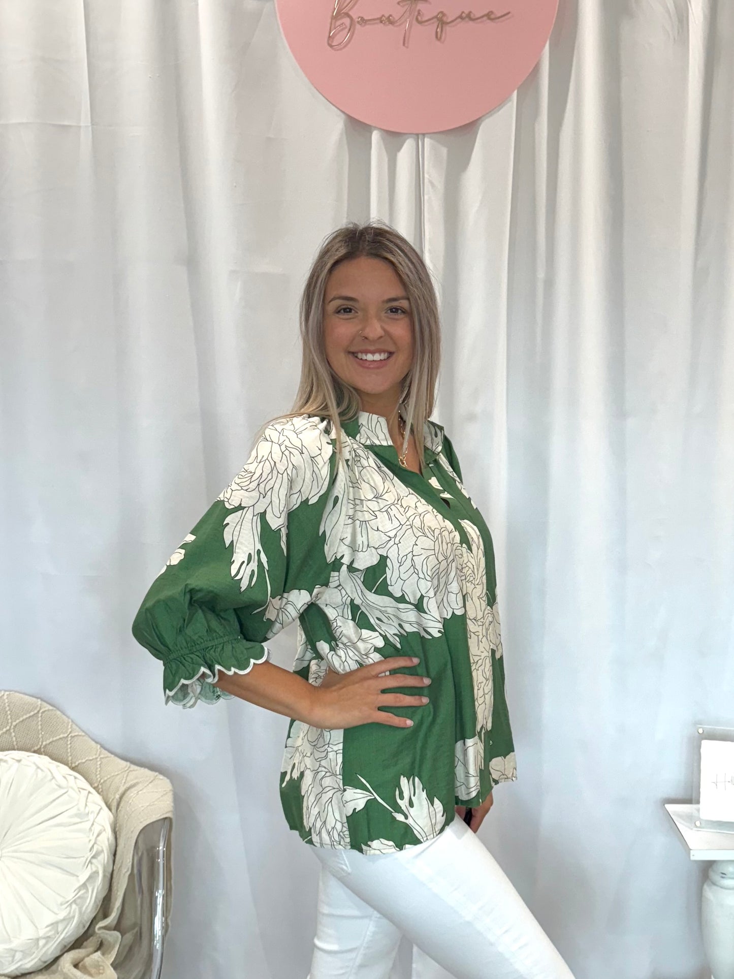 Classy Forever Olive Top