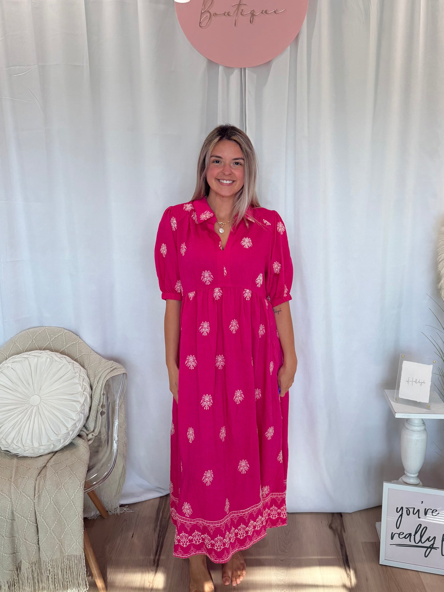 Pink Coral Dress