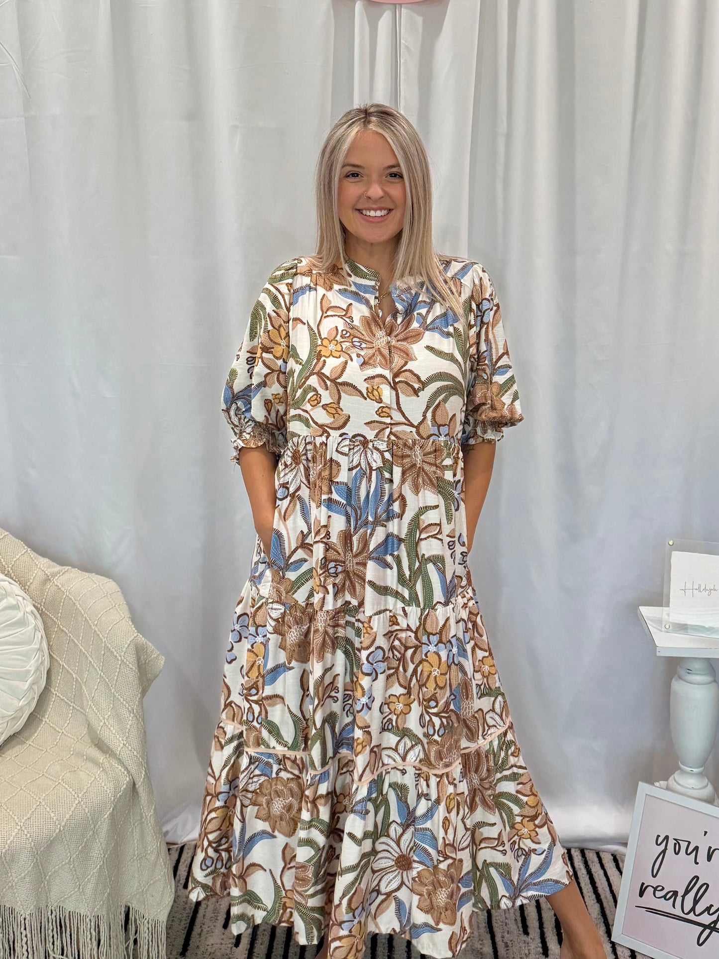 Sand Oasis Dress (Pockets!)