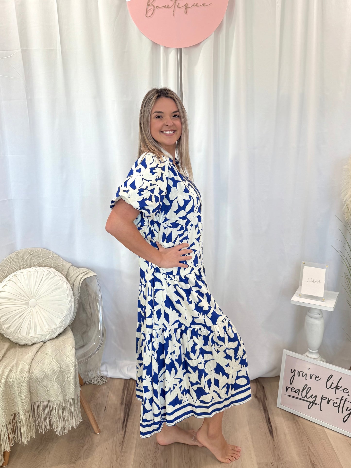 Barcelona Blue Dress