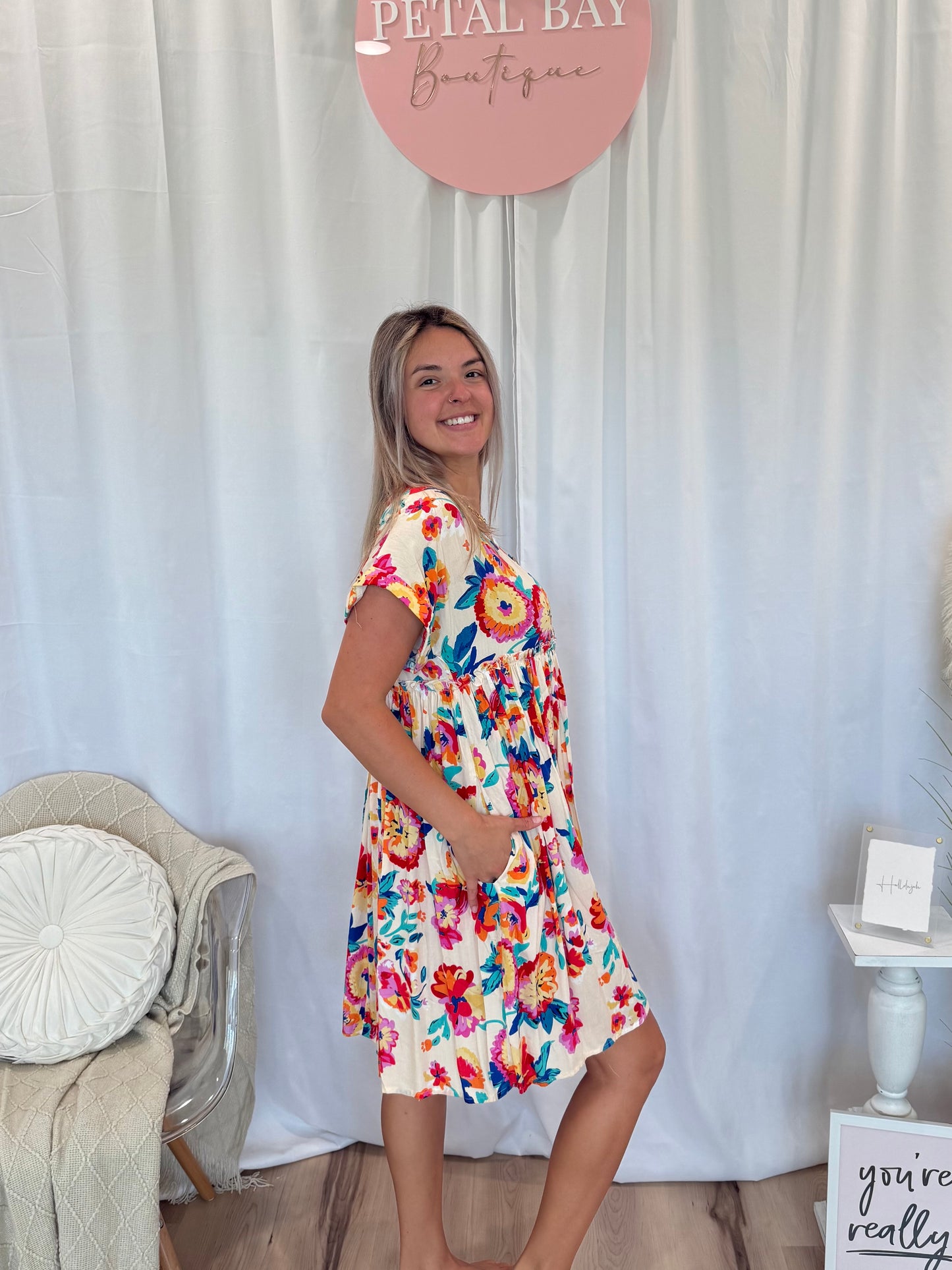 Funky Floral Dress