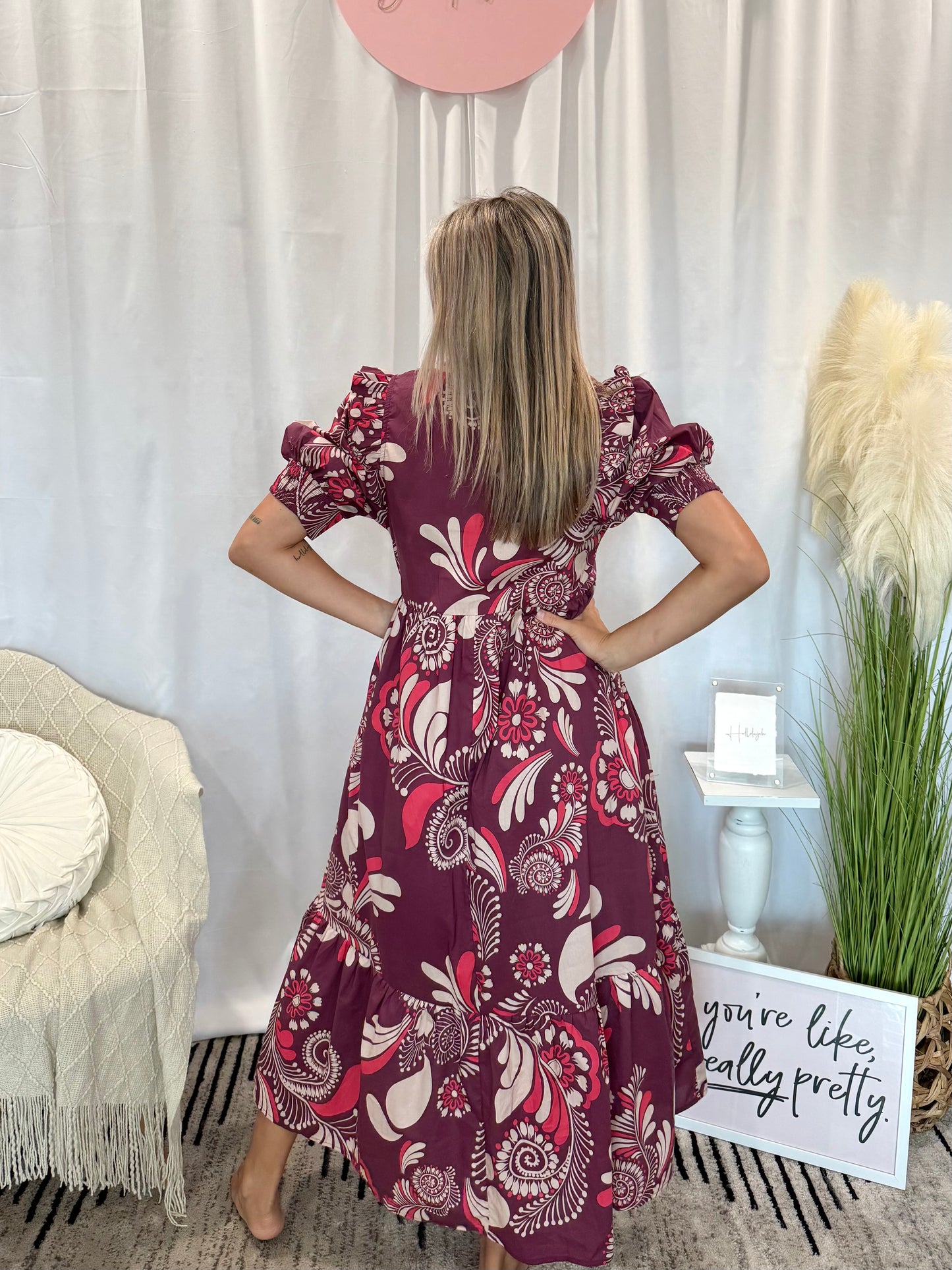 Plum Perfection Dress (Pockets!)