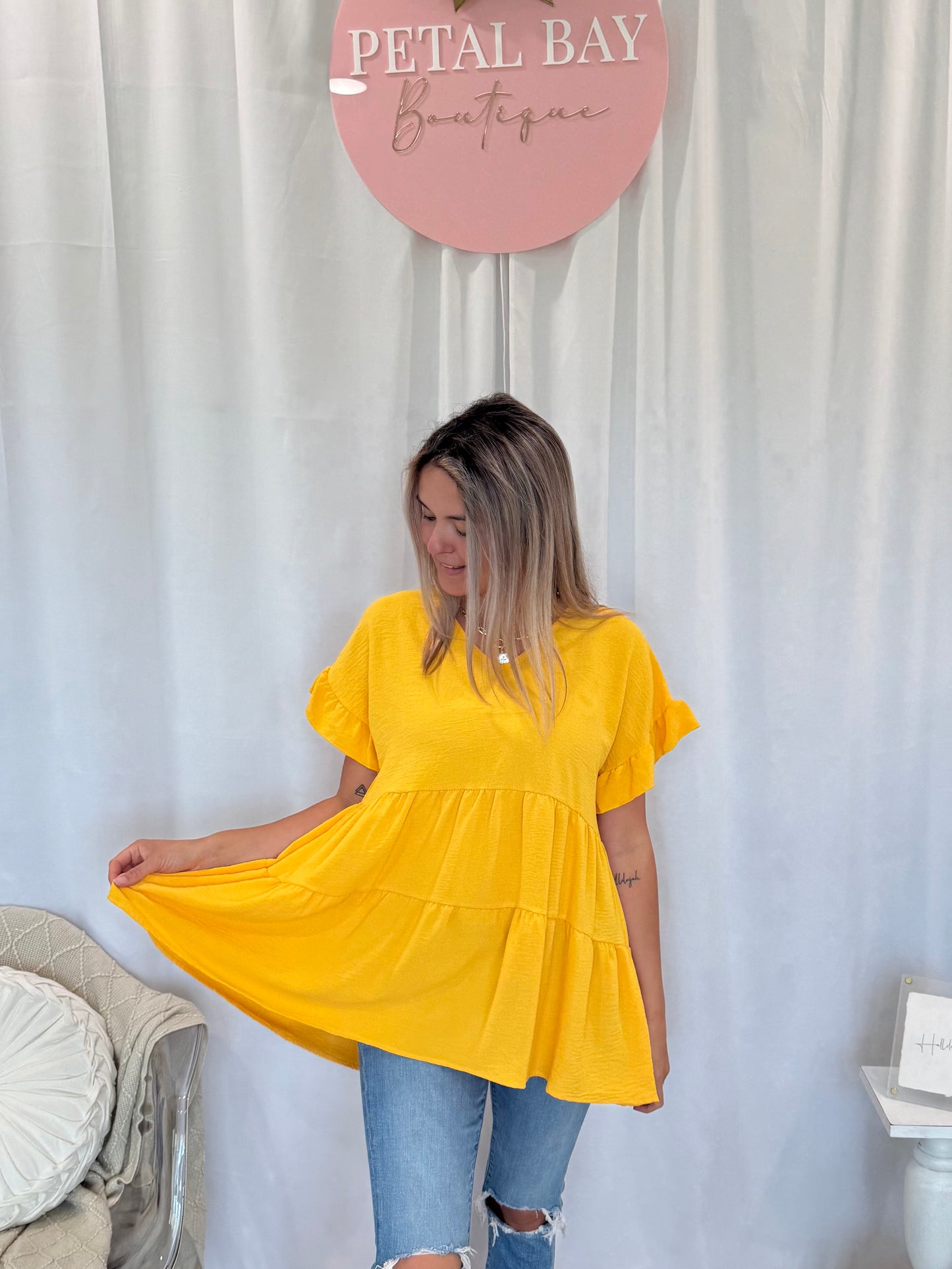Happy In Yellow Top