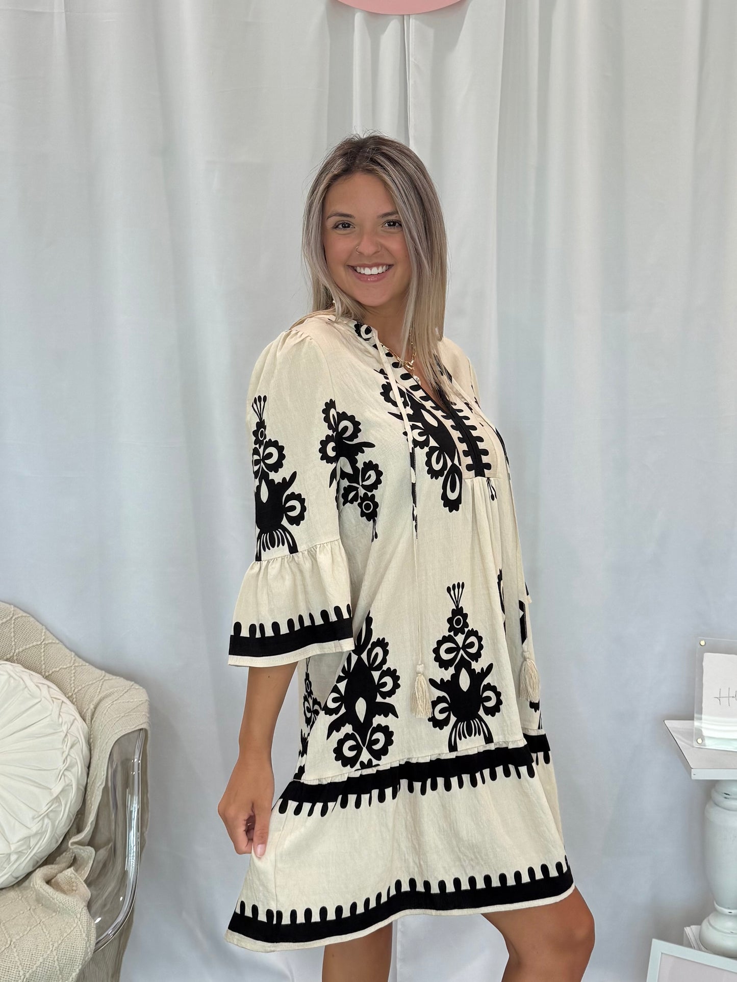 Cutest Ever Cream Dress