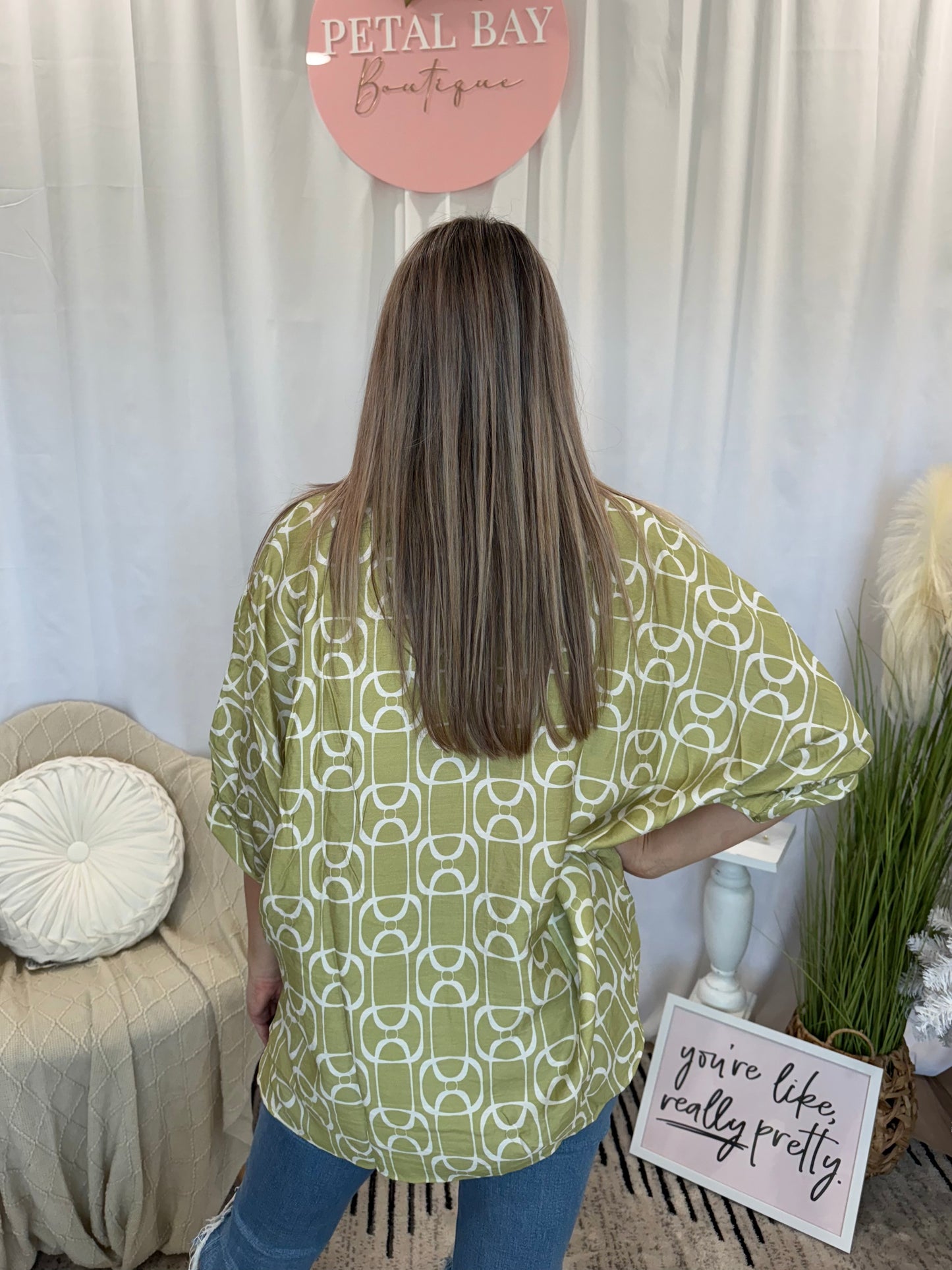 Avocado Date Night Top