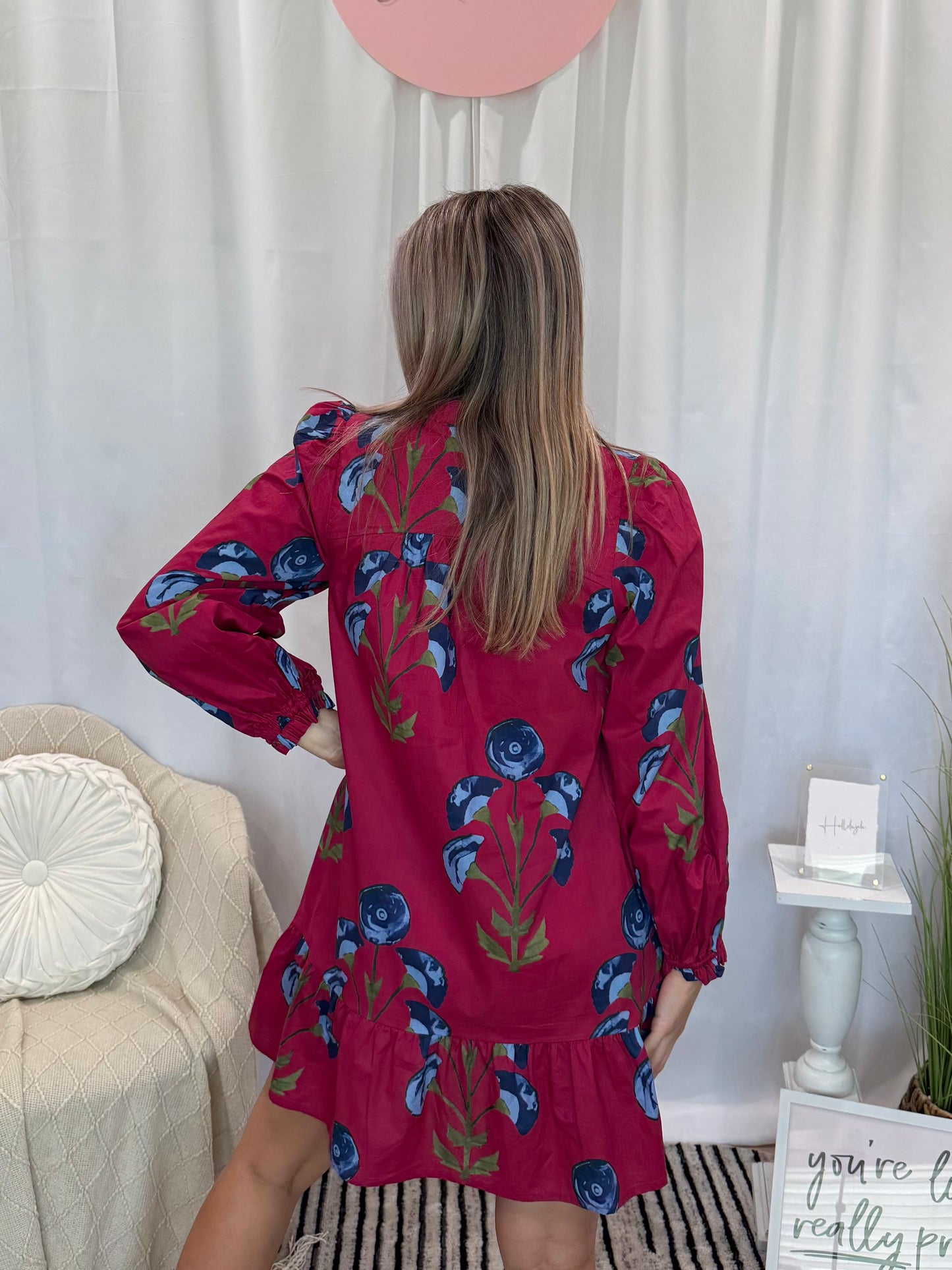 Sassy Fuchsia Dress